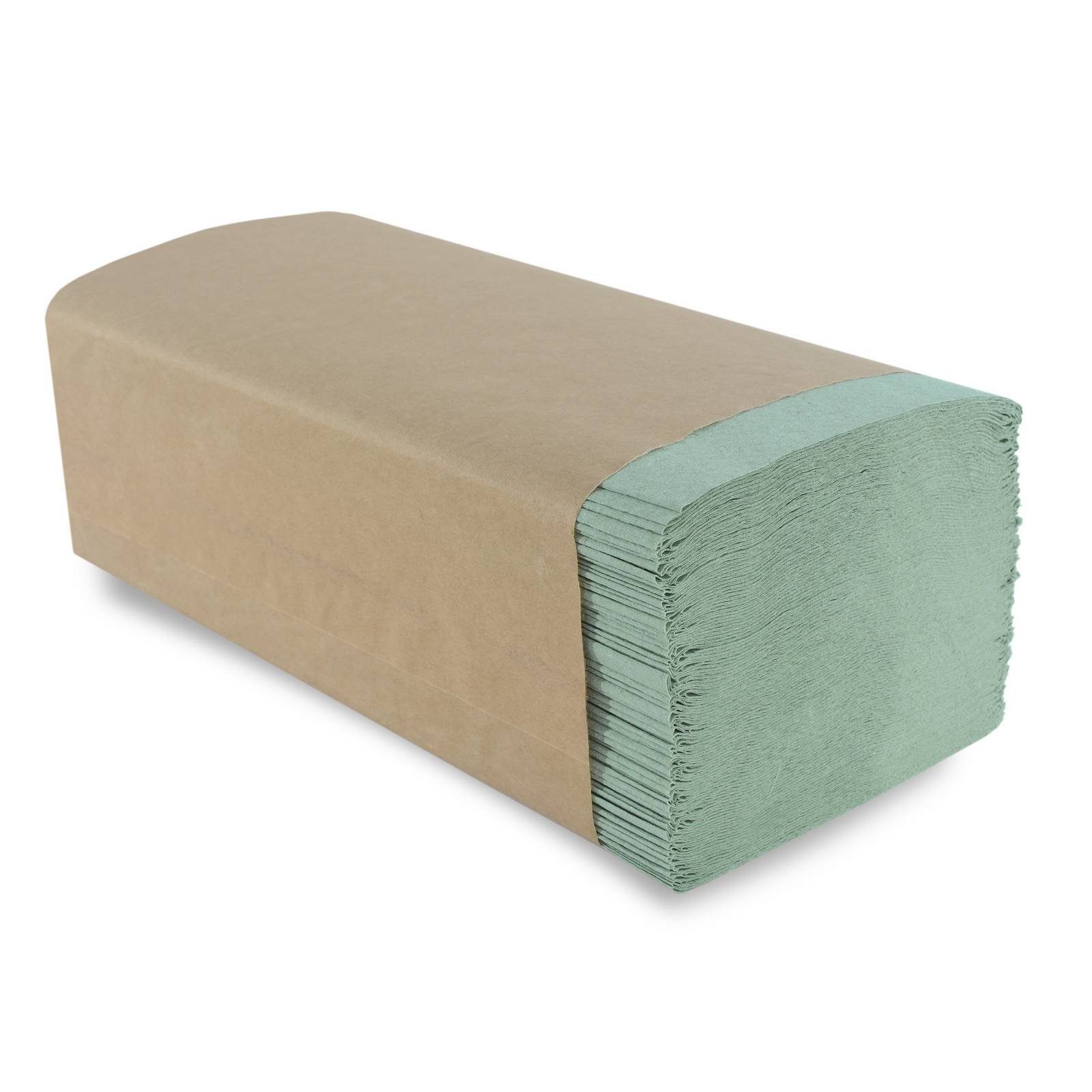 Hypafol Papierhandtuch 1-lagig, recycling grün, 25x20 cm, ZZ/V Falz, 4.000 Blatt (4000-St)
