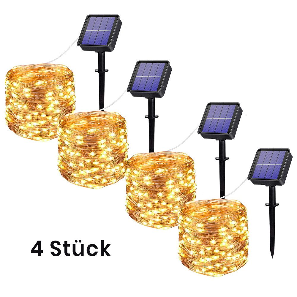 PODOFO LED Solarleuchte Solar Lichterkette Aussen günstig online kaufen