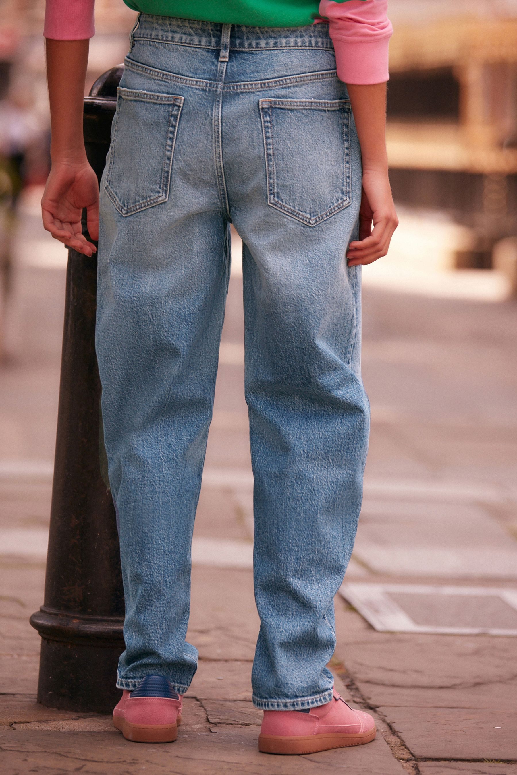 Next Weite Jeans Authentic Jeans mit Barrel-Schnitt (1-tlg) günstig online kaufen