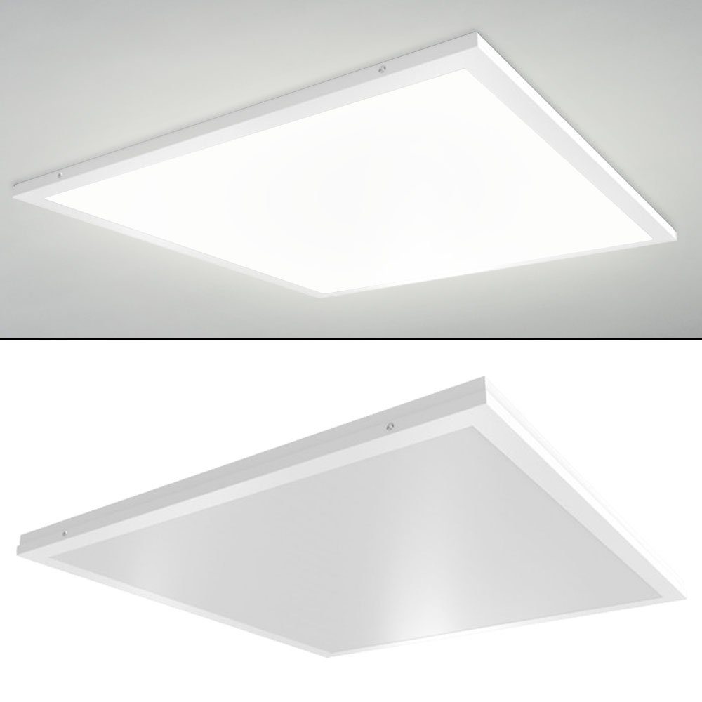 Ein LED Decken Panel Aufbau Tages-Licht etc-shop Panel weiß Zimmer 40W neutralweiß Arbeits Lampe - Strahler LED Panel,