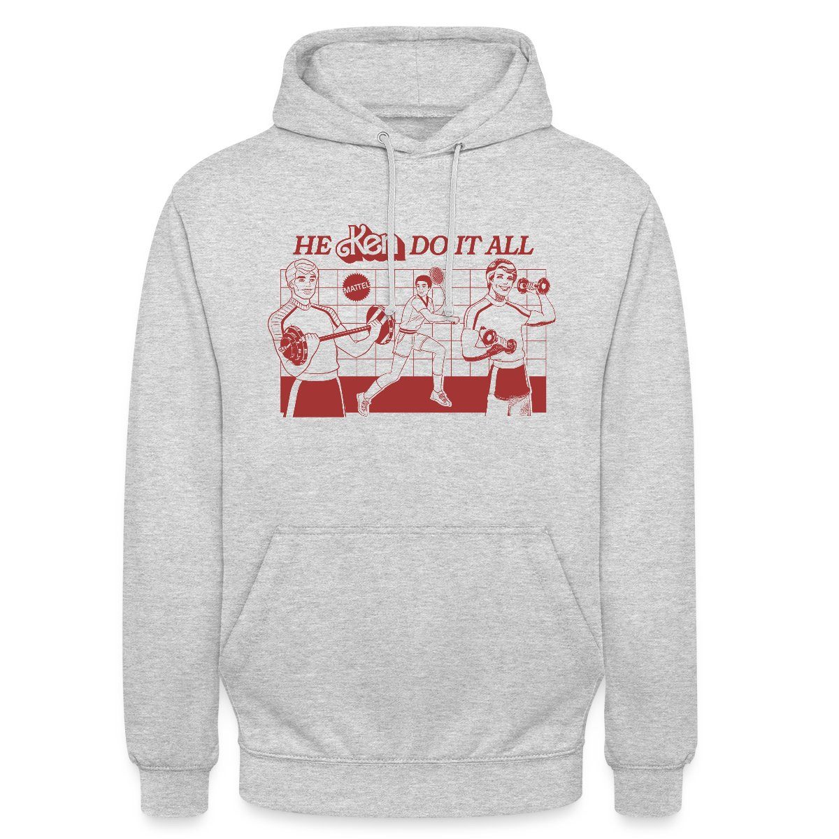Hoodie Barbie Ken Design Spruch He Ken Do It All Unisex Hoodie