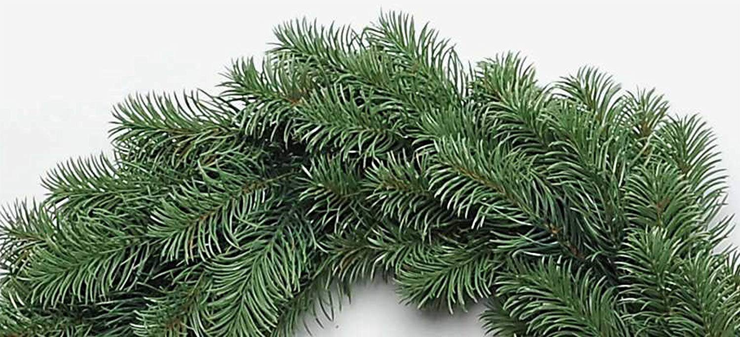 Kunstgirlande Xenotec Voll PE Weihnachtsgirlande Länge ca. 270cm naturgetre günstig online kaufen