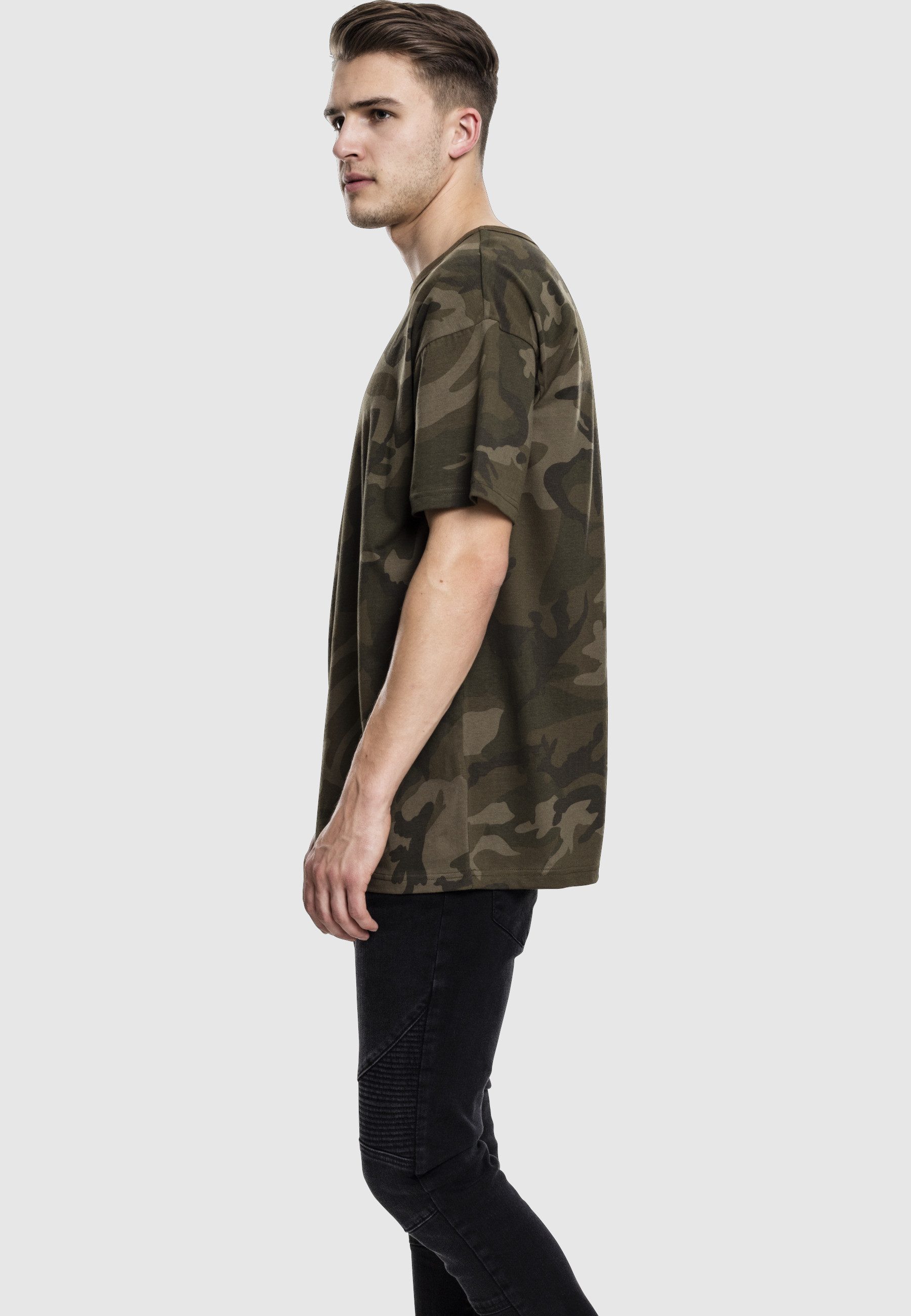 URBAN CLASSICS Kurzarmshirt Urban Classics Herren Camo Oversized Tee (1-tlg)