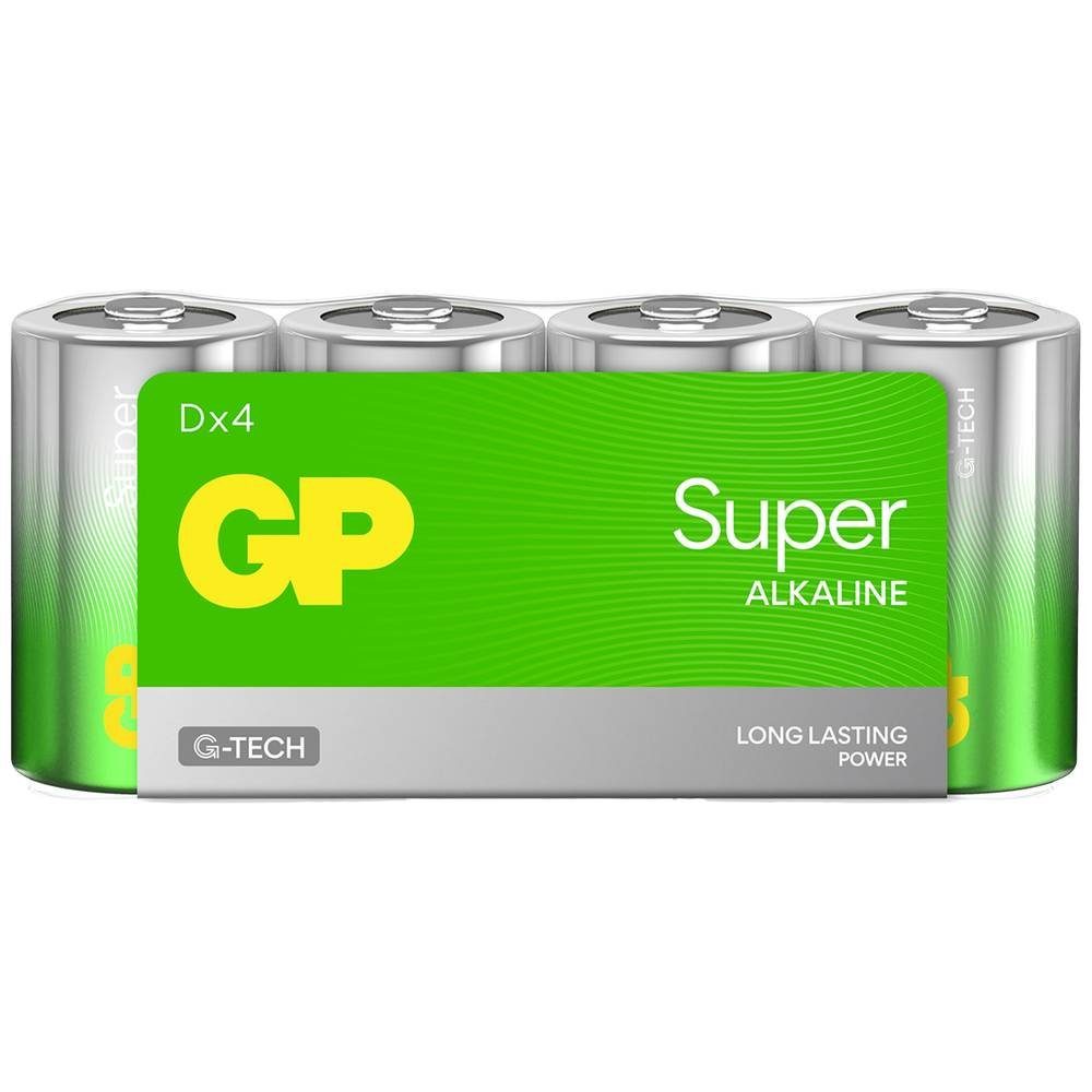 GP Batteries Akku Super V, GP Batterien Alkaline Mono, LR20, 1.5 D