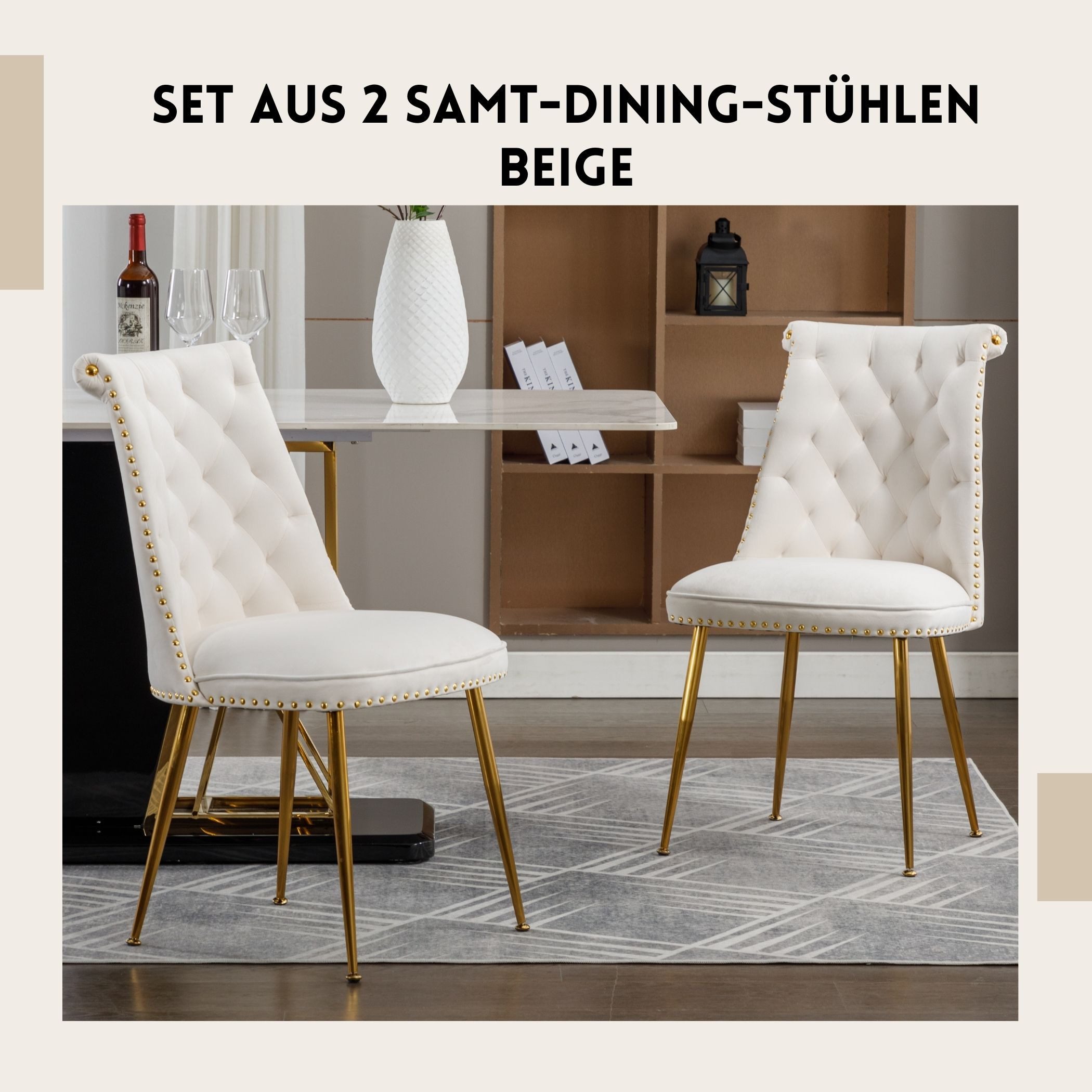 SeedWave Esszimmerstuhl Set aus 2 klassischen günstig online kaufen