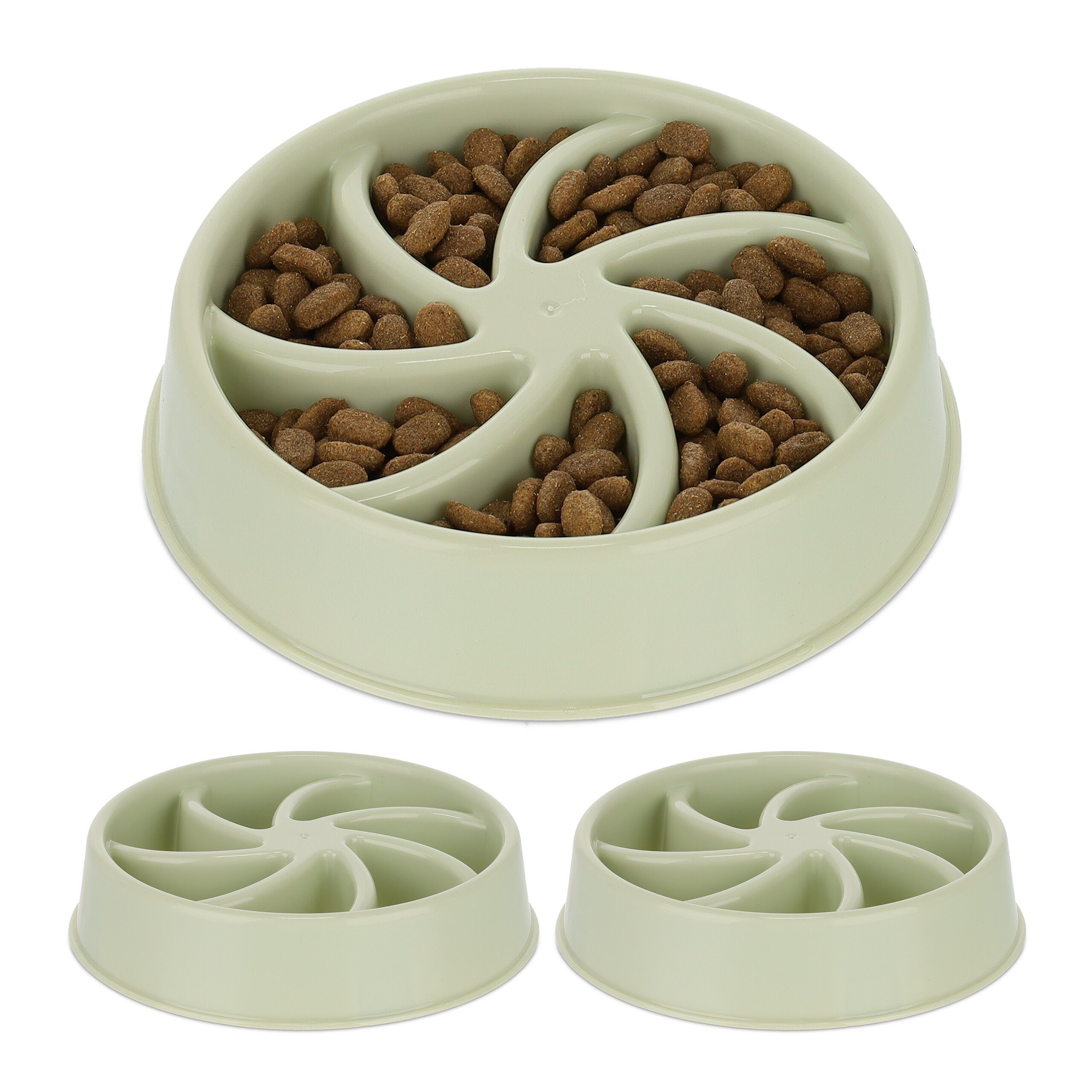 MateeyLife 3-in-1 Hundenapf-Set – Anti-Schlingnapf, Edelstahlnapf & Anti-Rutsch-Matte