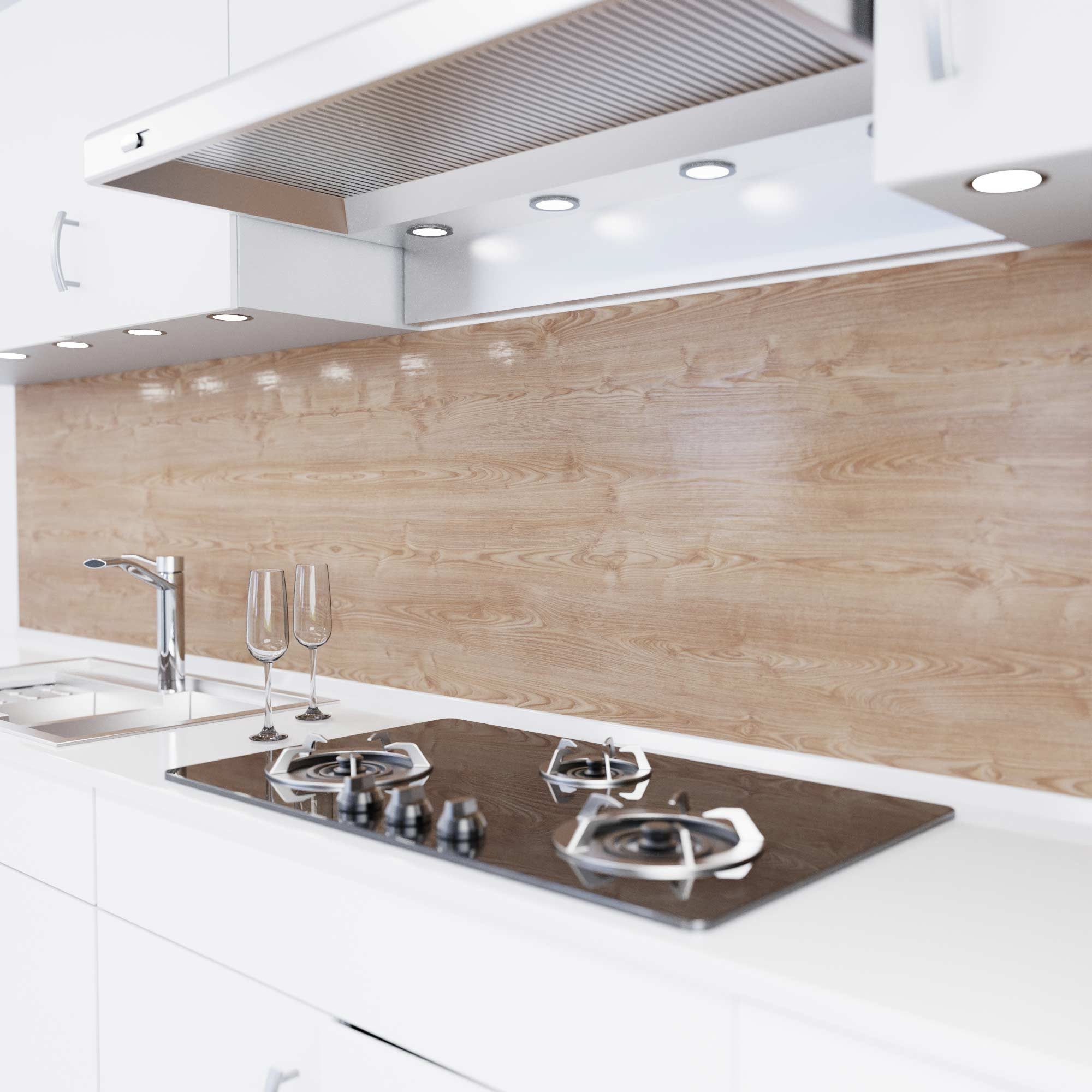 danario Küchenrückwand Folie selbstklebend, 3D-Optik, Spritzschutz günstig online kaufen