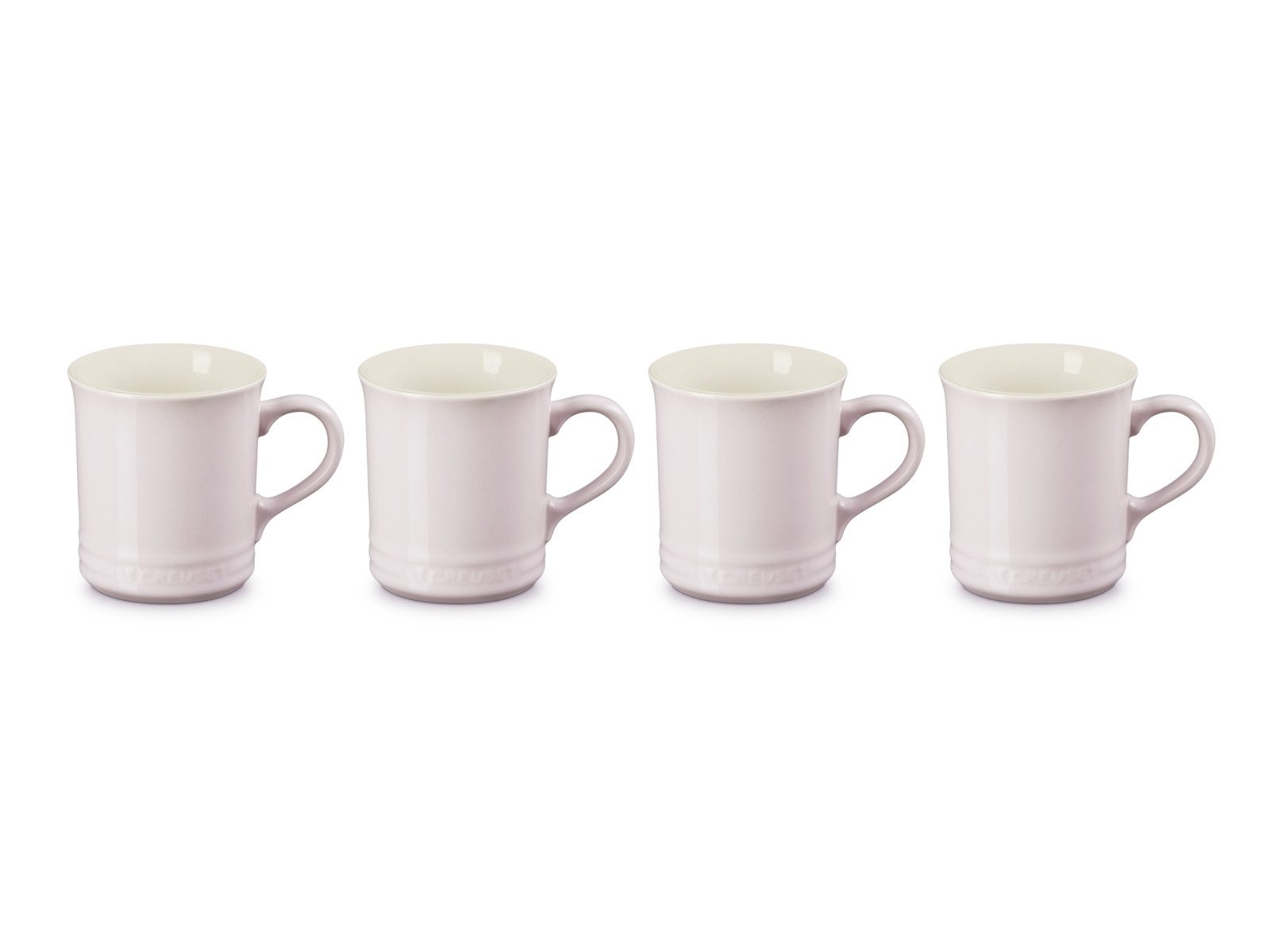 LE CREUSET Becher Becher Seattle 0,4l shallot Set 4tlg, Steinzeug