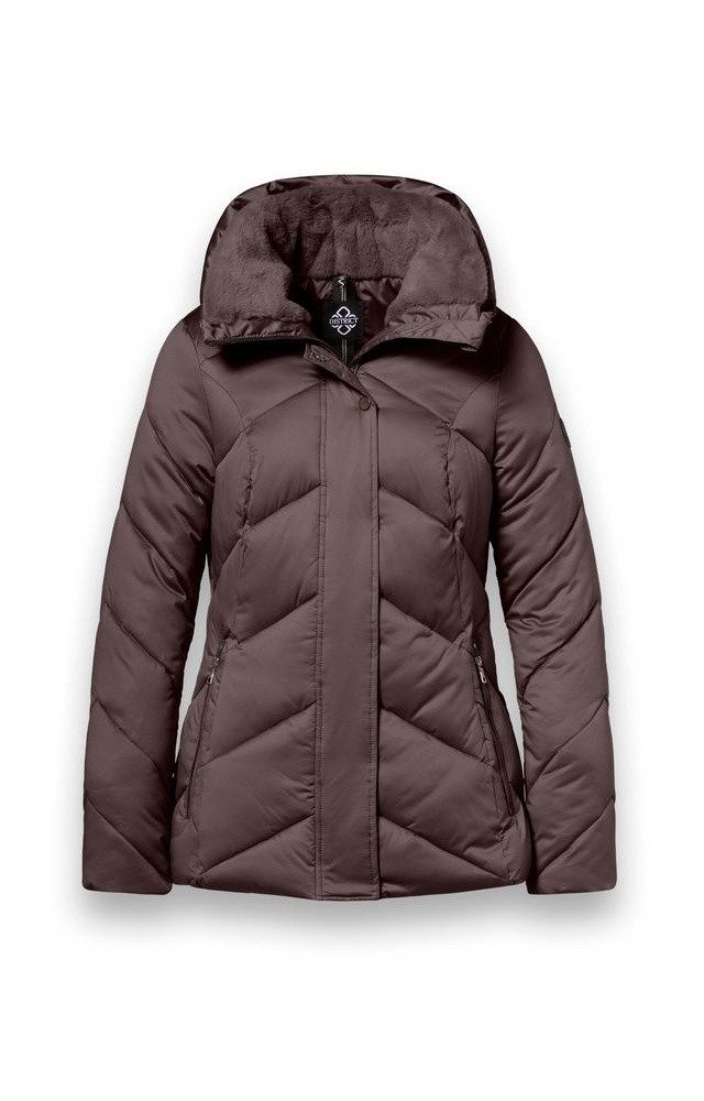 District Winterjacke Verbier (gefüttert, wasserabweisend) braun Damen