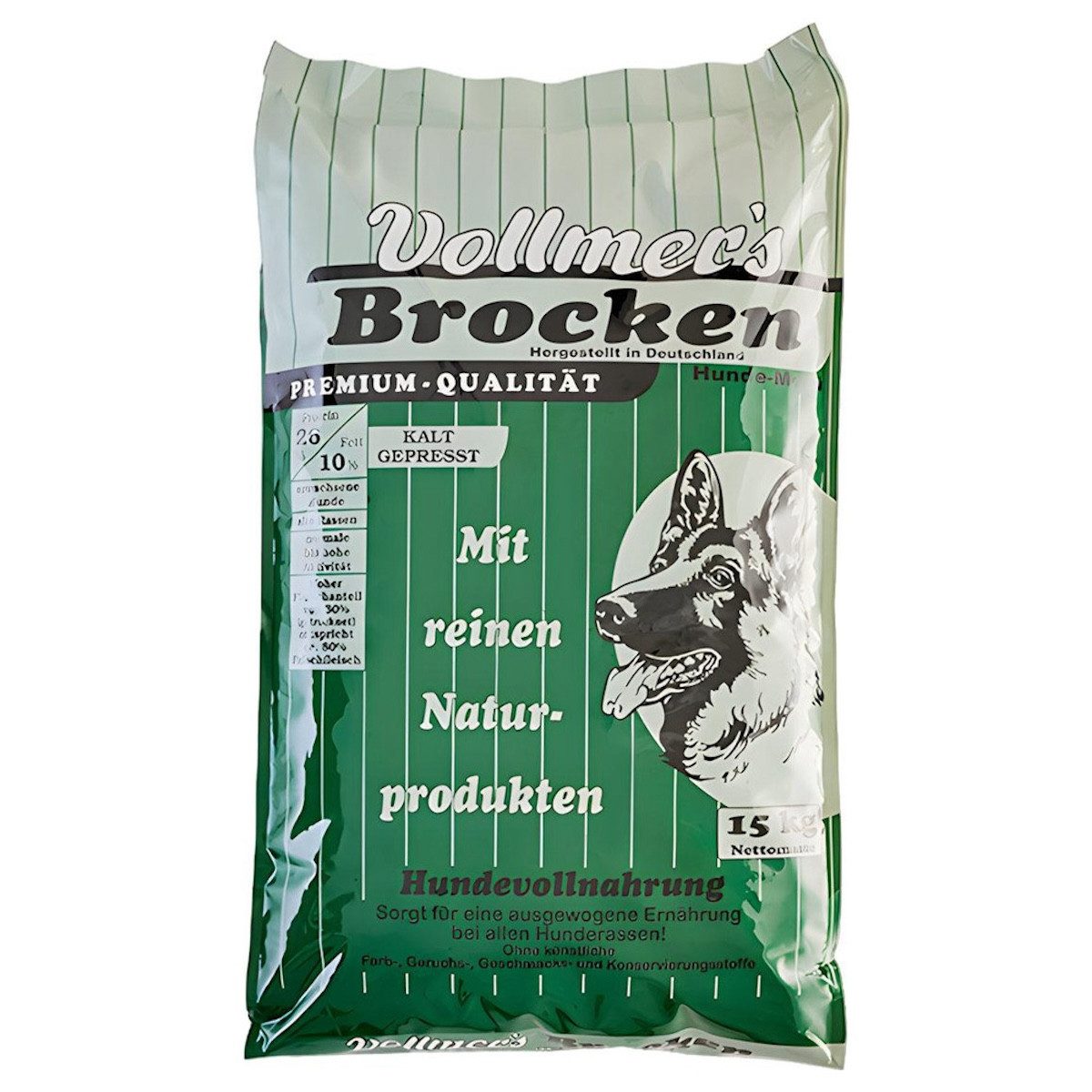 Vollmer's Brocken 15 kg, Trockenfutter für: Hund