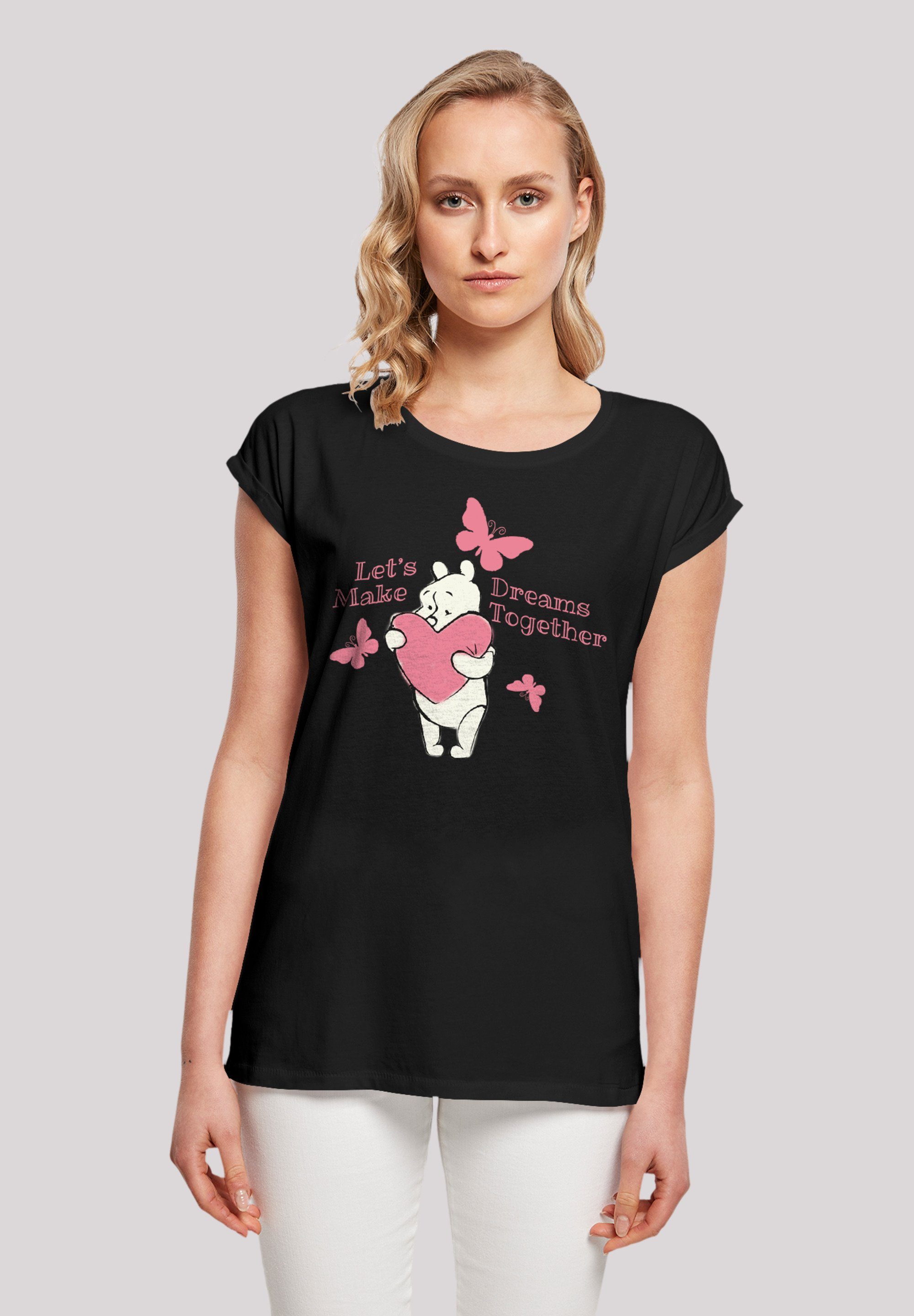 Winnie Dreams Together Qualität Premium Disney T-Shirt Make Puuh F4NT4STIC Let's