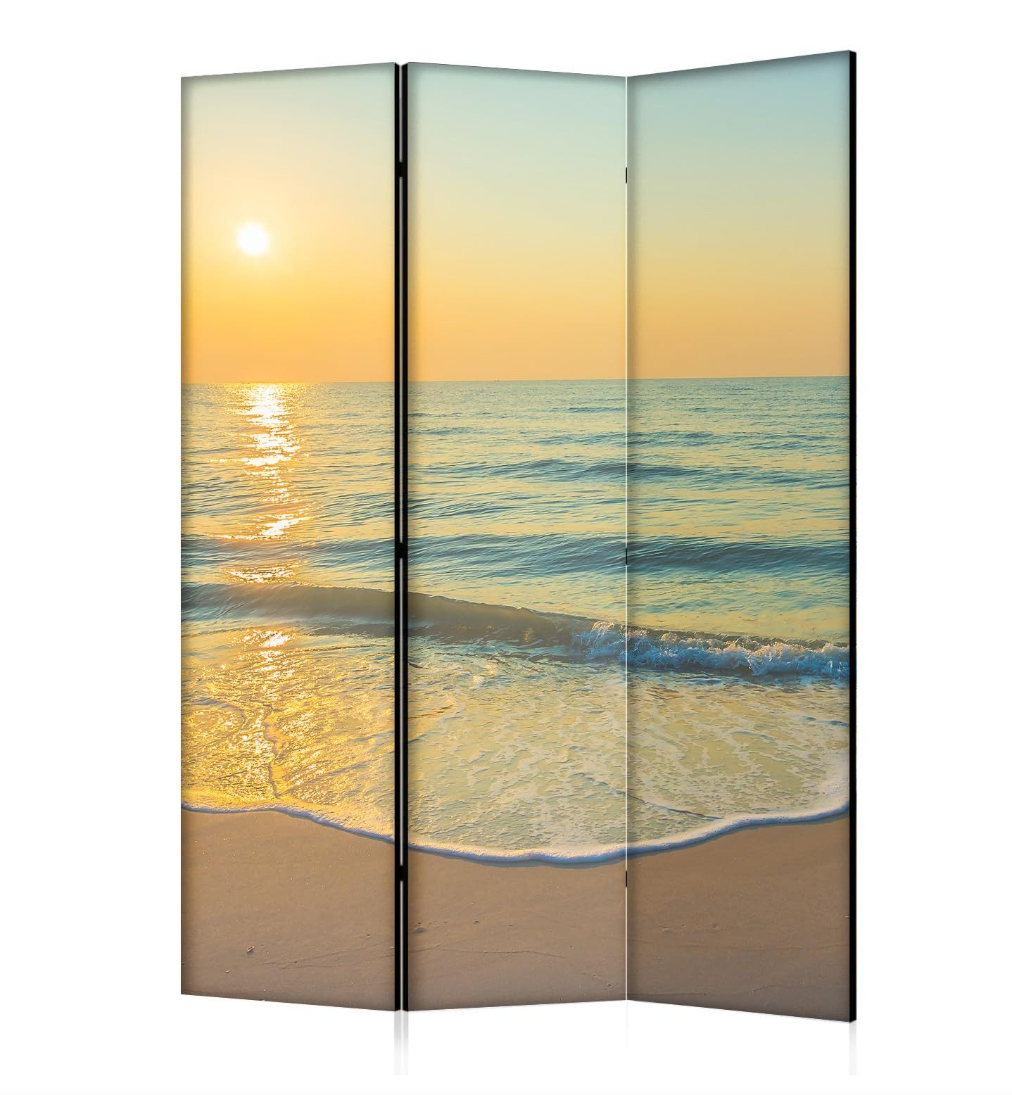 framed concept Paravent, Raumteiler Holz Natur, 135x172 & 225x172 cm, ein- oder beidseitig