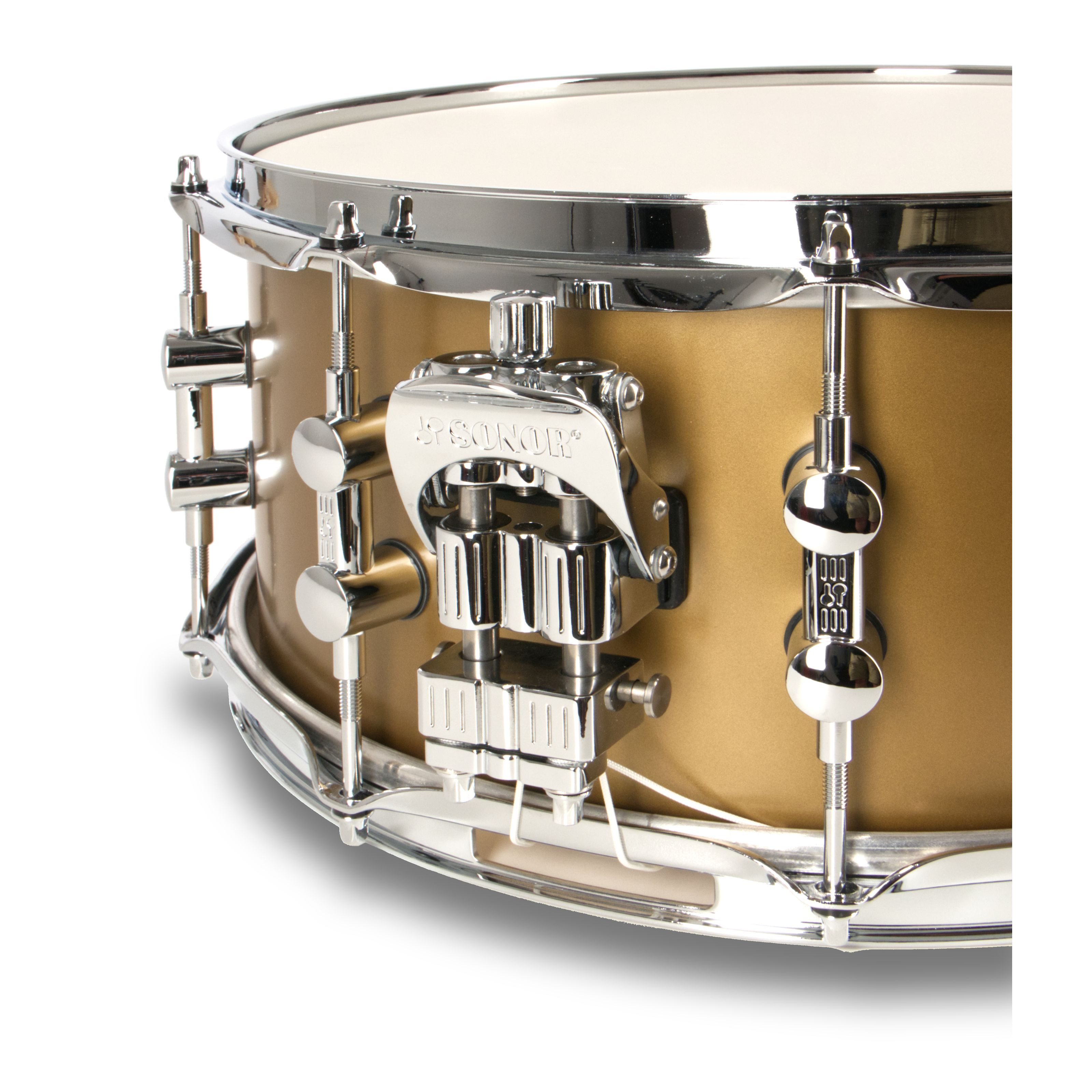 SONOR Snare Drum, Schlagzeuge, Snare Drums, SQ1 Snare 14"x6,5" SDW SGM Satin Gold Metallic - Snare Drum