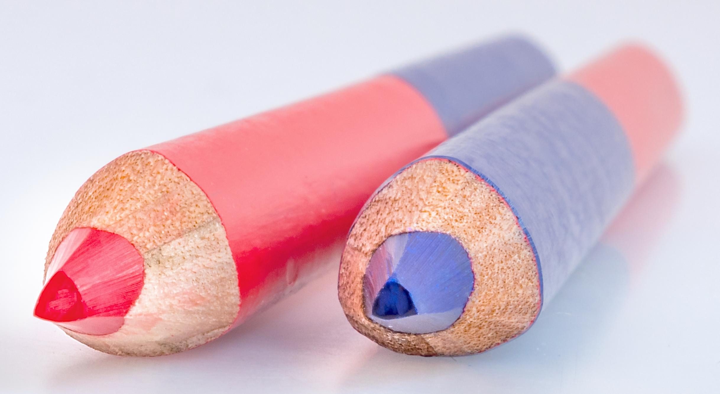 Betzold Buntstift Zweifarbstift in Rot/Blau