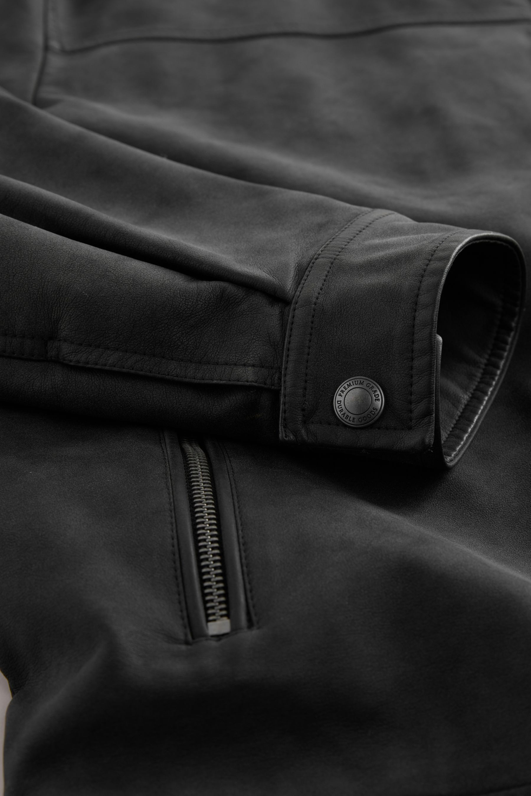 Next Lederjacke Kunstleder-Jacke mit Kragen (1-St) günstig online kaufen