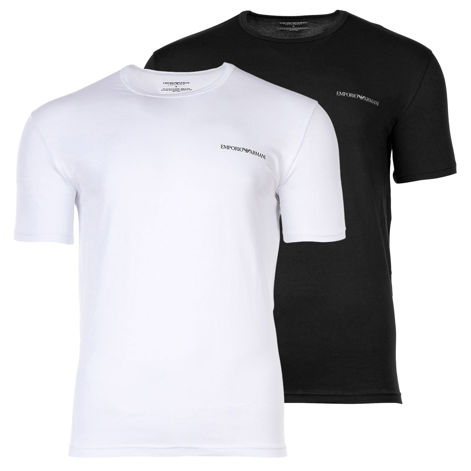 T-Shirt Herren T-Shirt 2er Pack Baumwolle CORE LOGOBAND