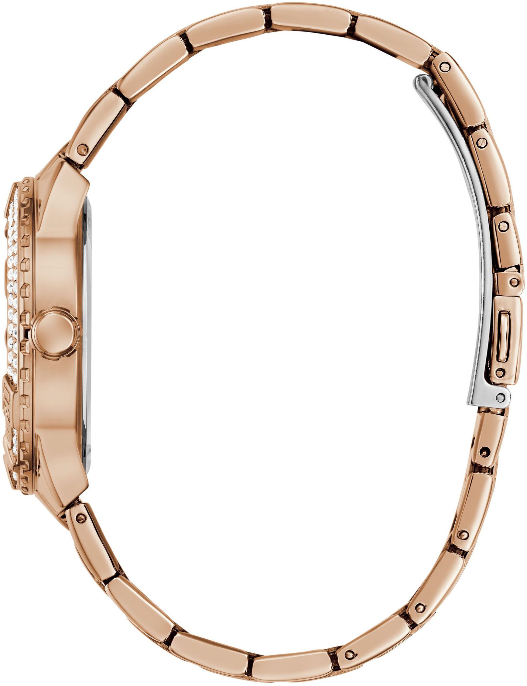 Guess Quarzuhr SANGRIA GW0882L3, Armbanduhr, Damenuhr, Edelstahlarmband