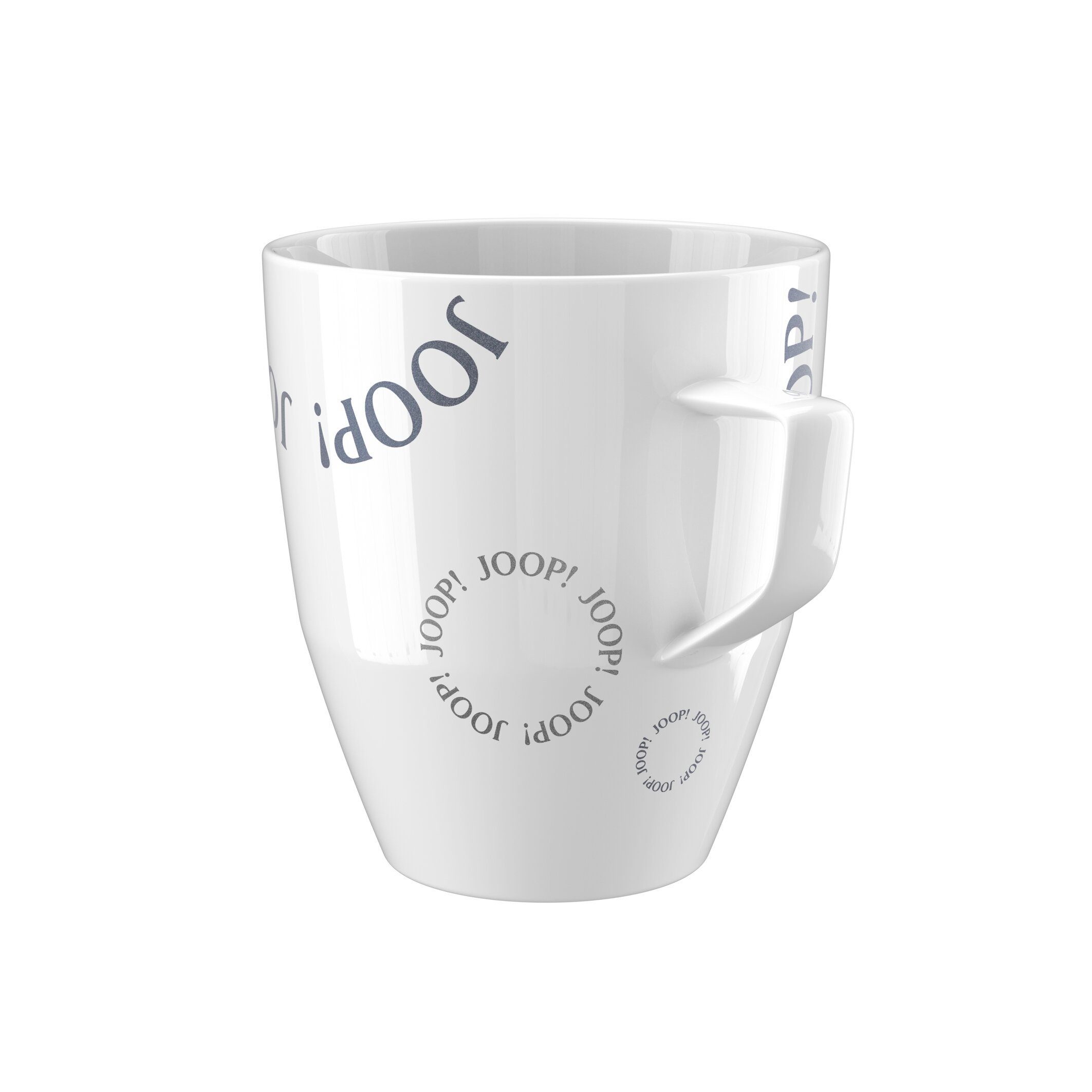 LOGO Joop! Becher JOOP! MUG DINING CIRCLES, Porzellan GLAMOUR LIVING -