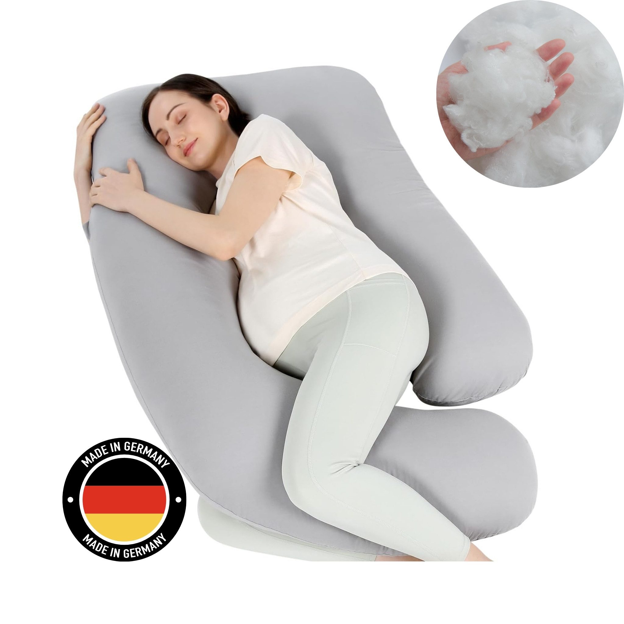 Luxus Wohnkultur Seitenschläferkissen 12ft J-förmiges Schwangerschaftskisse günstig online kaufen