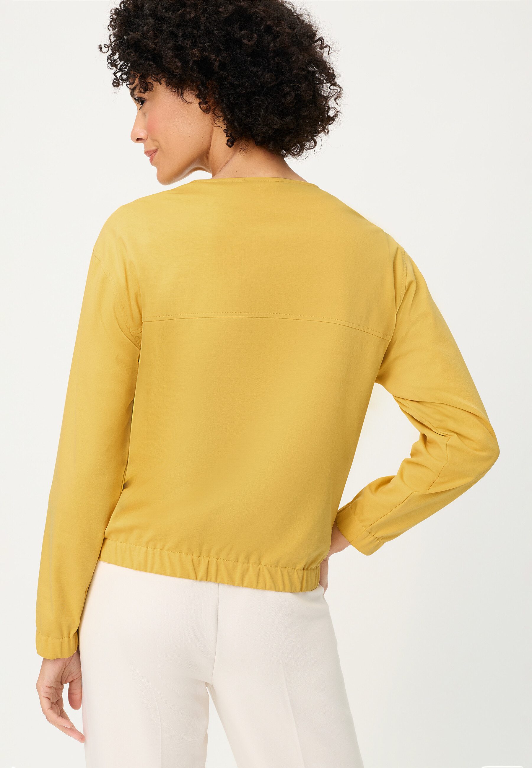 Olsen Kurzblazer Jacke mit Reißverschluss und Pattentaschen günstig online kaufen