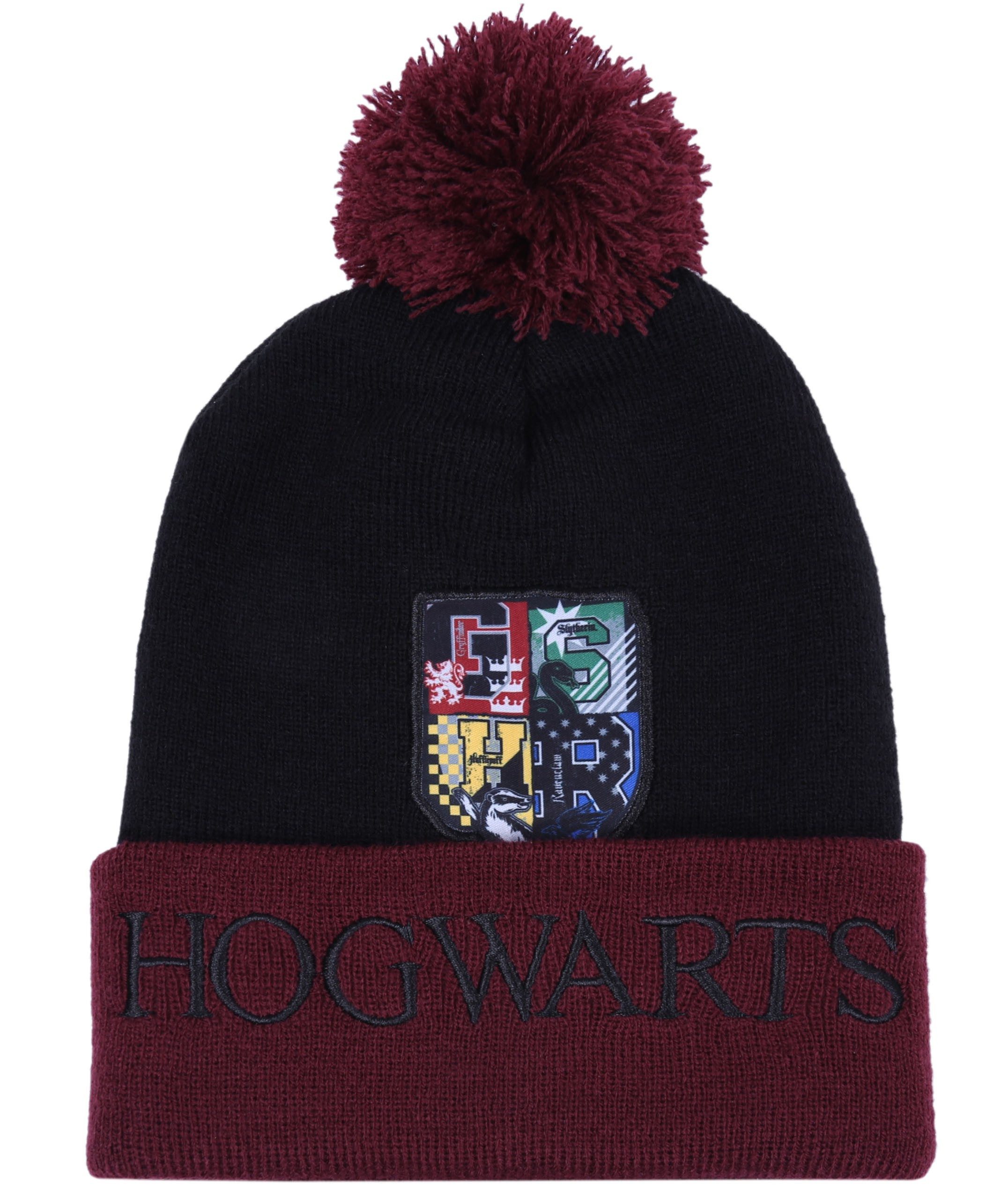 Harry Potter Beanie Schwarz-dunkelrote Mütze HOGWARTS Harry Potter 4-7 Jahre