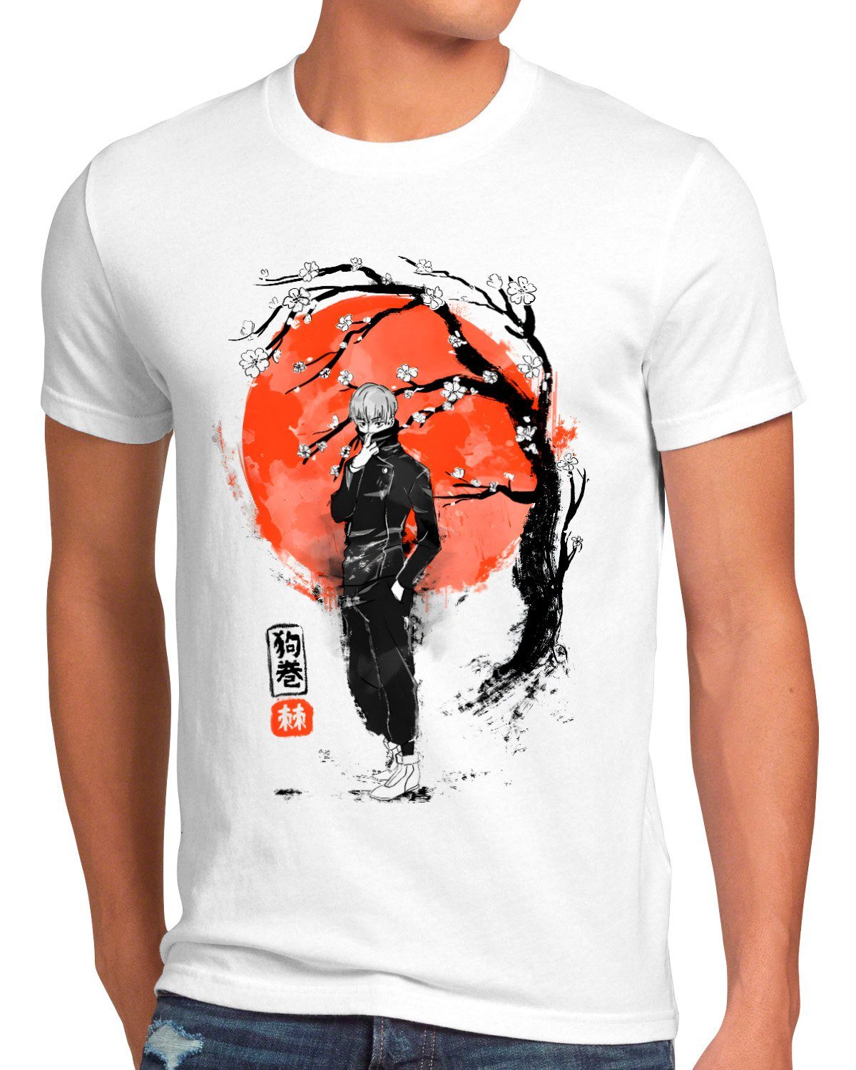 style3 Print-Shirt kaisen anime japan manga jujutsu