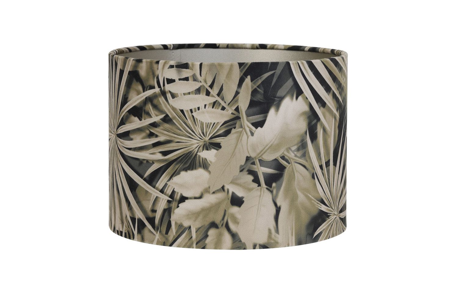 Light & Living Lampenschirm Lampenschirm Zylinder PALM SEPIA von Light & Living Samt Braun Ø20x15