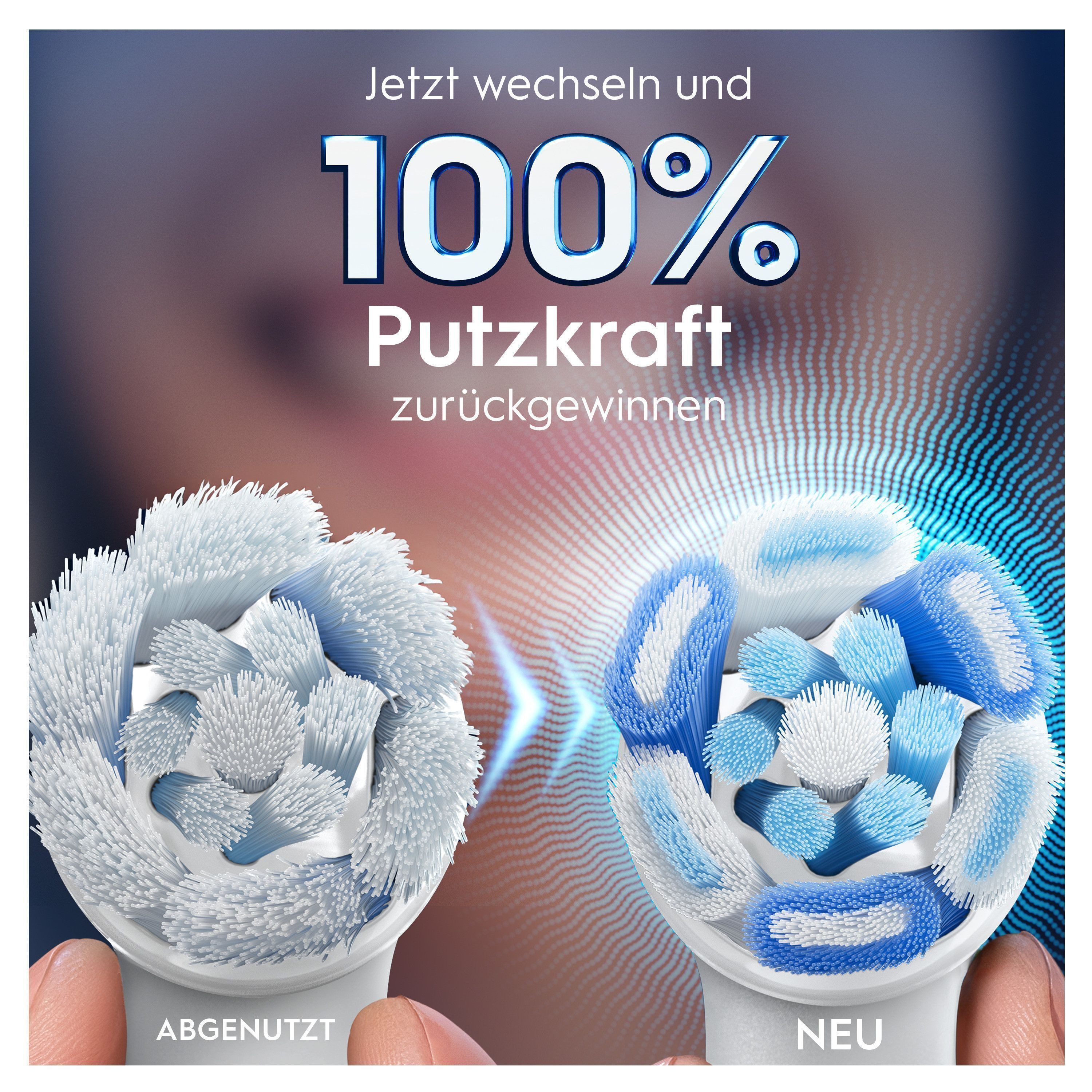 Oral-B Aufsteckbürsten iO Ultimative Reinigung, Original Aufsteckbürsten für elektrische Oral-B iO Zahnbürsten