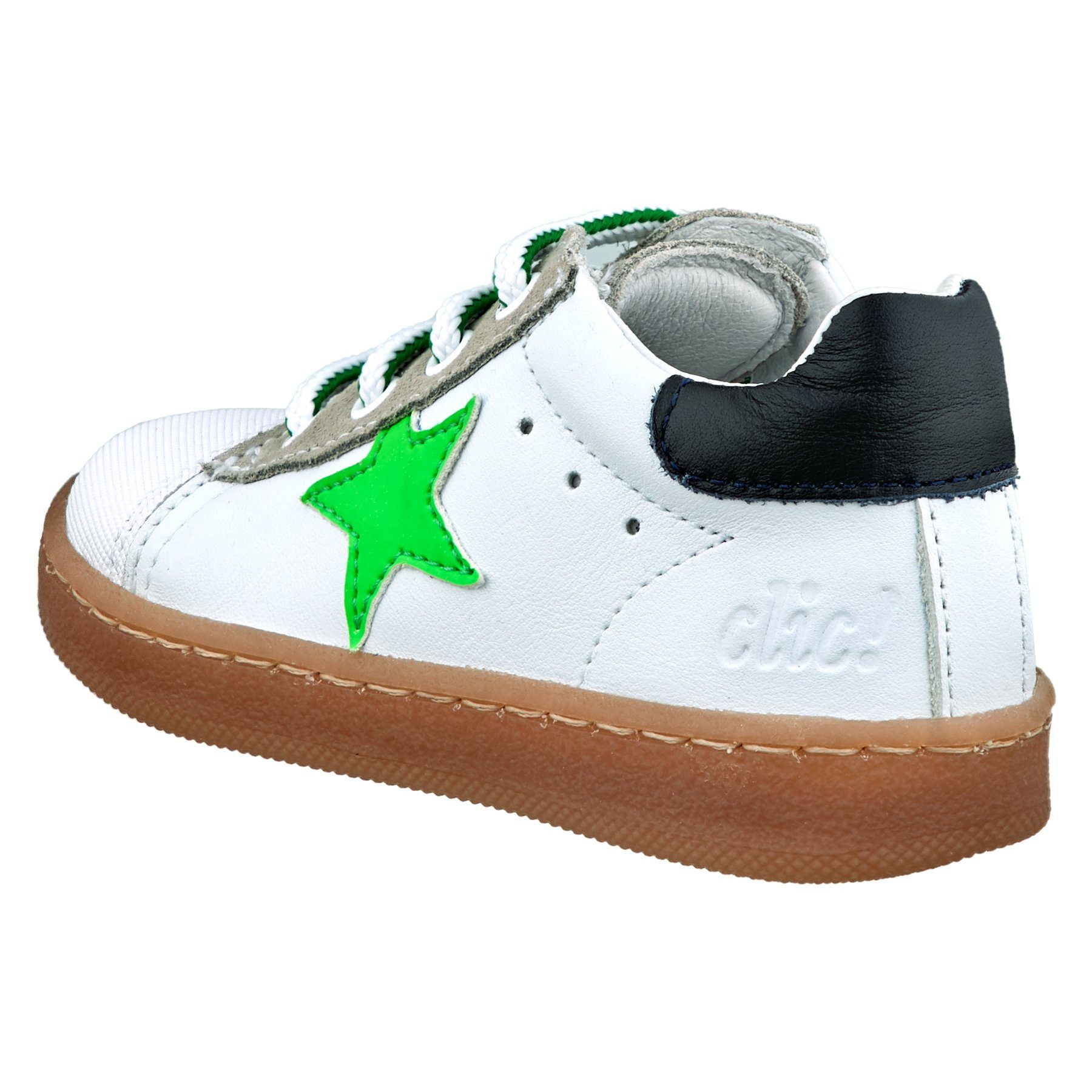 Clic Clic Lauflernschuhe Schuhe Kinder Leder Weiß 20302 Lauflernschuh