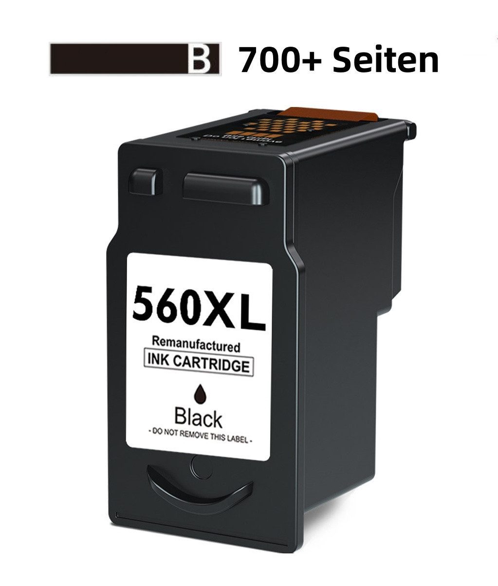 Toner Kingdom PG-560XL CL-561 XL für CANON 560 561 Tintenpatrone (Pixma TS5352 TS5350 TS5351 TS5352 TS5353 TS7450 TS7451)