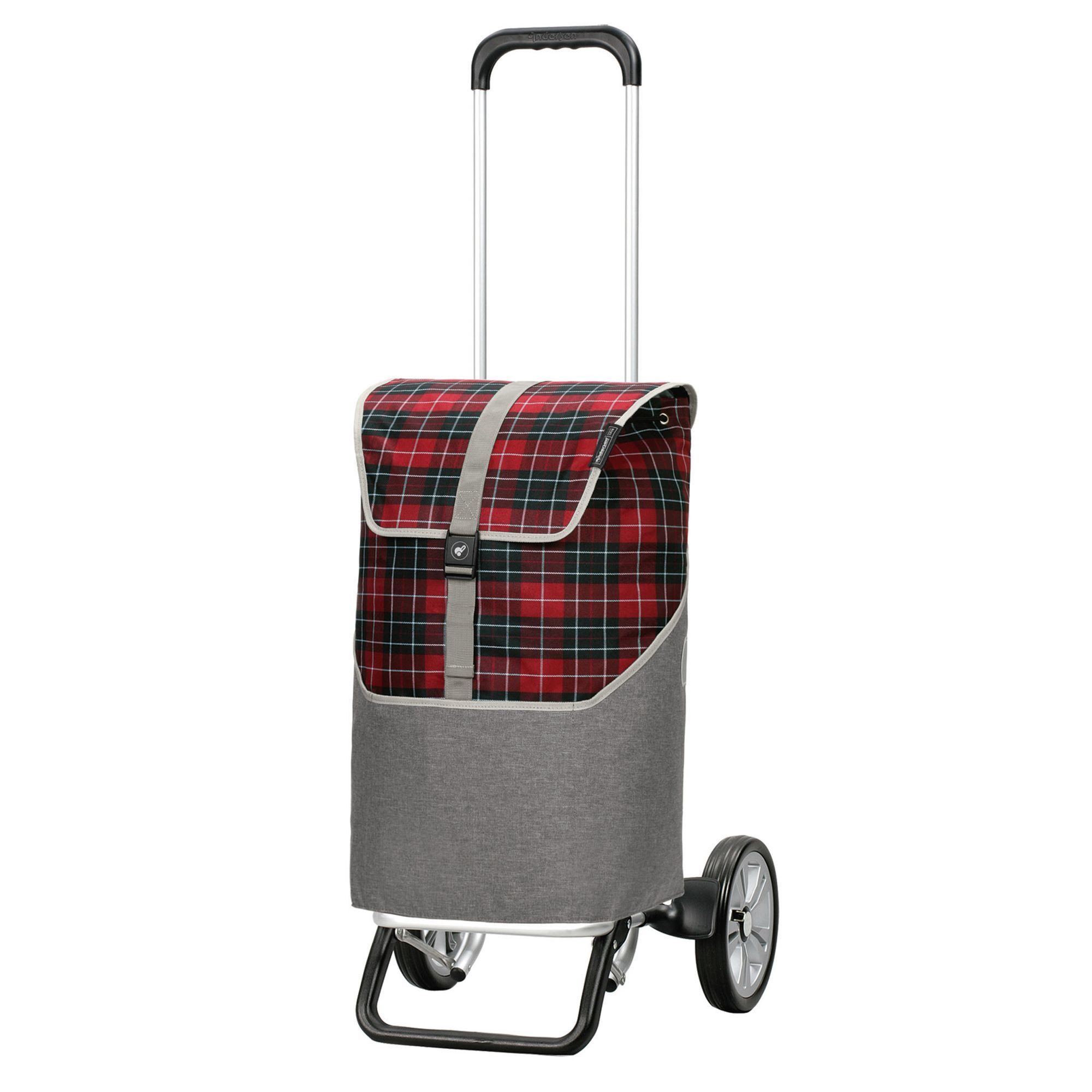 Andersen Einkaufstrolley Alu Star Shopper, 46 l, Reflektoren