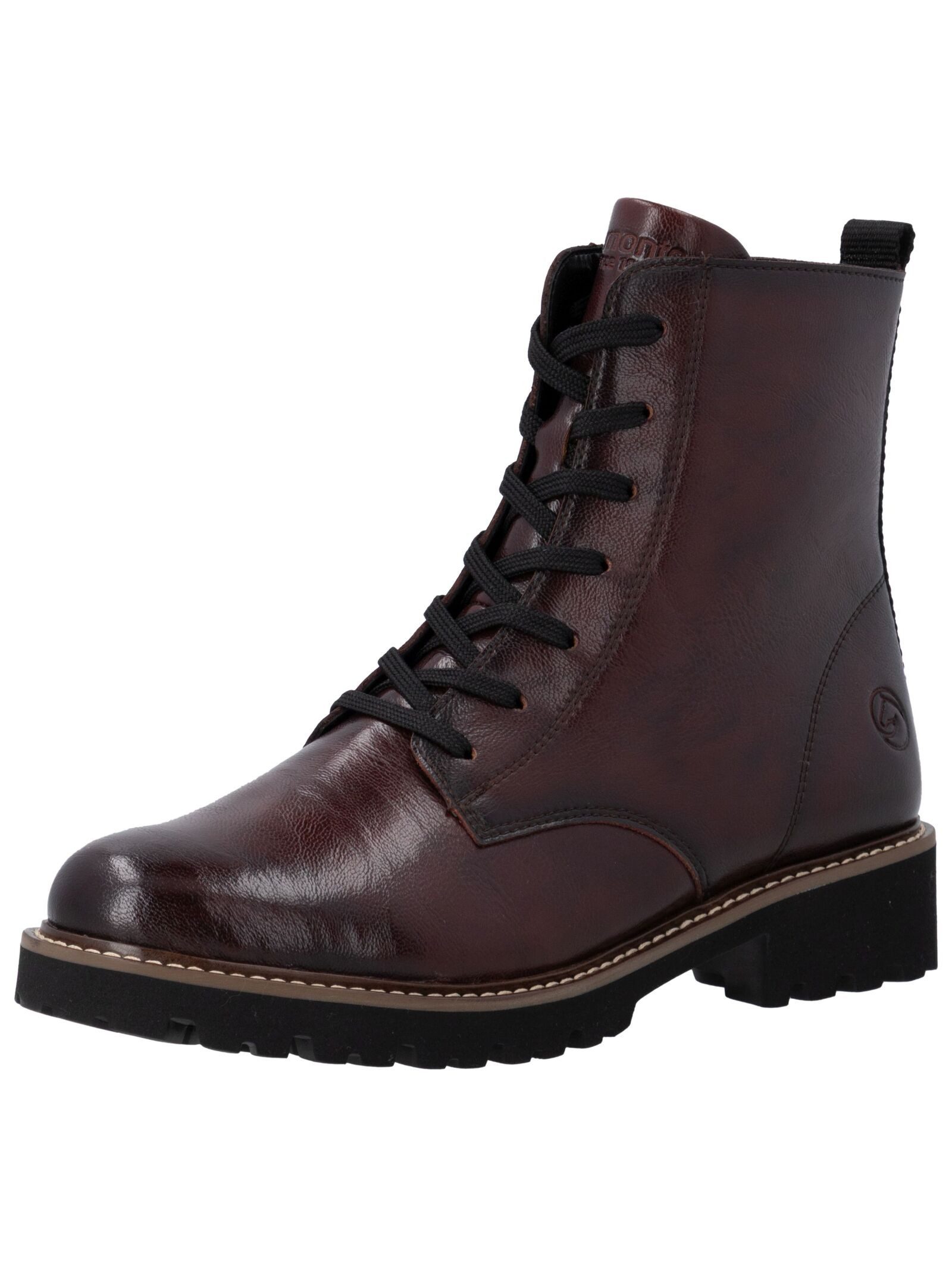 Stiefelette Glattleder . Schnürstiefelette