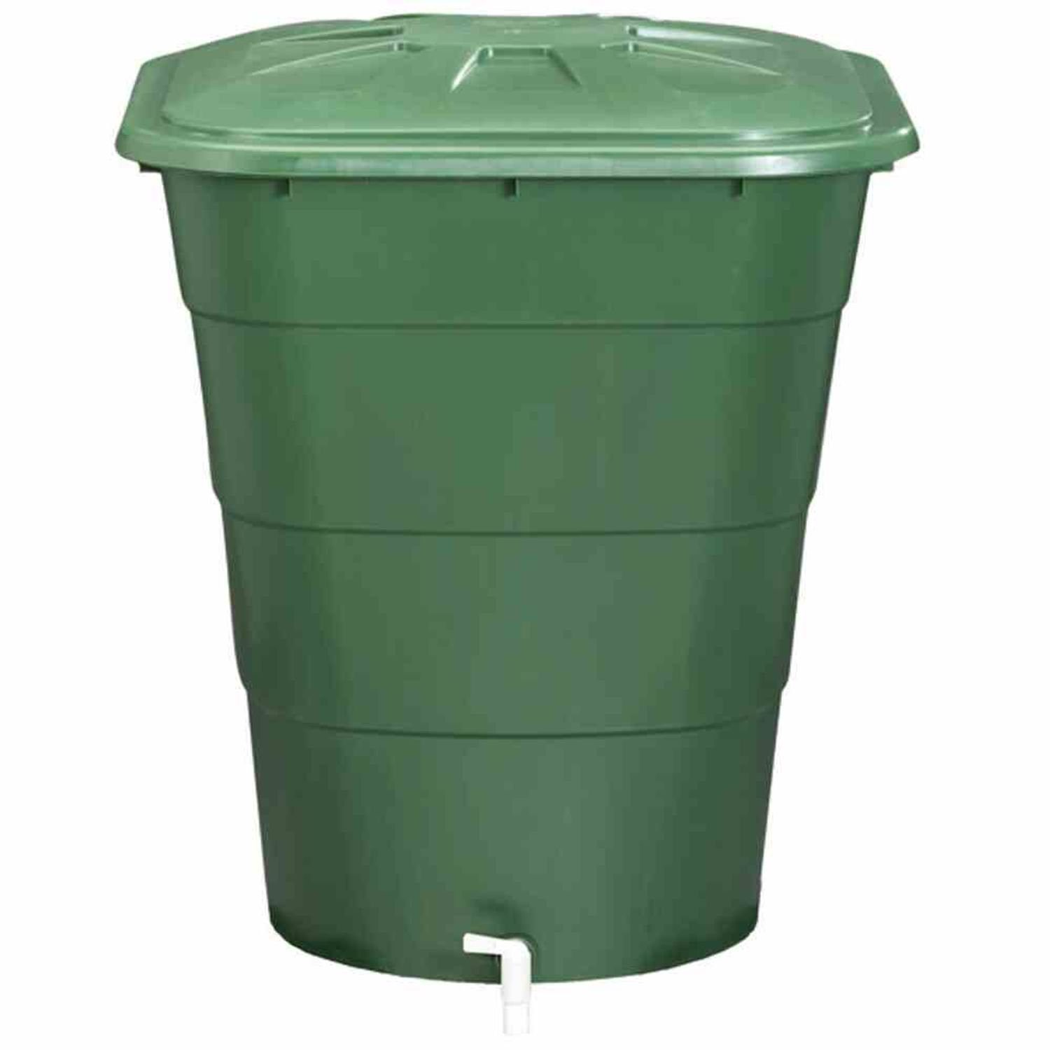 GARANTIA Regentonne »Regentonne eckig 203L mit Deckel und Hahn, Farbe