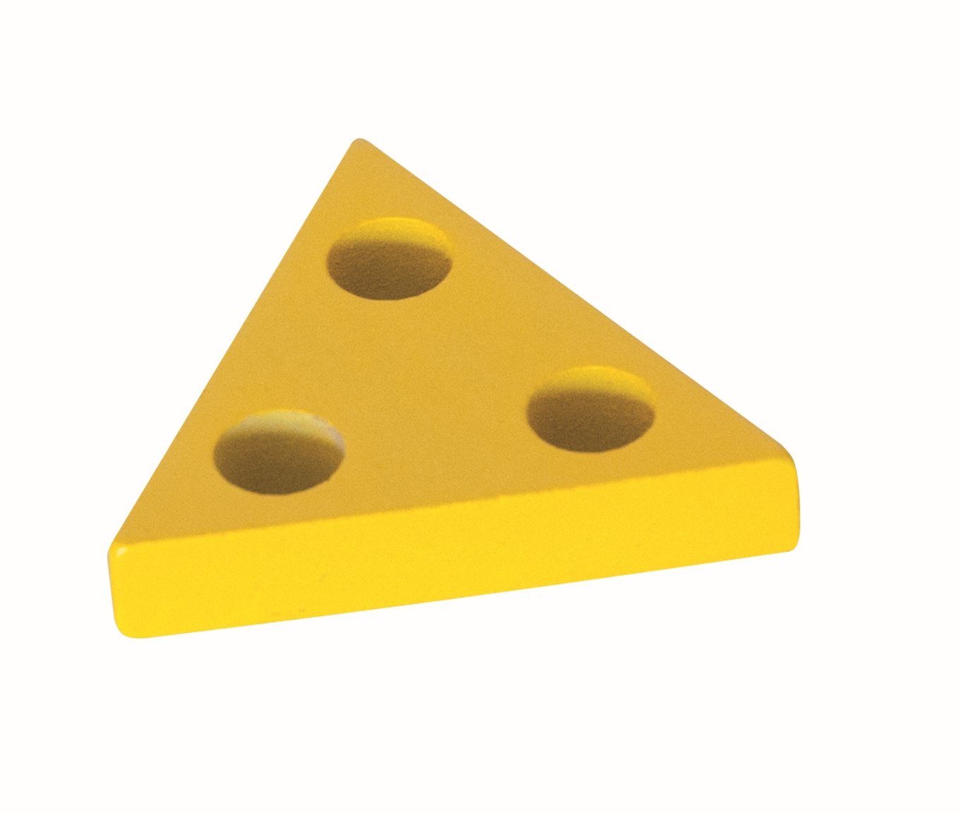 Woodyland Lernspielzeug 90264 Holz Steck- Sortierspiel, 16 Holzbausteine, div. Formen + Farben