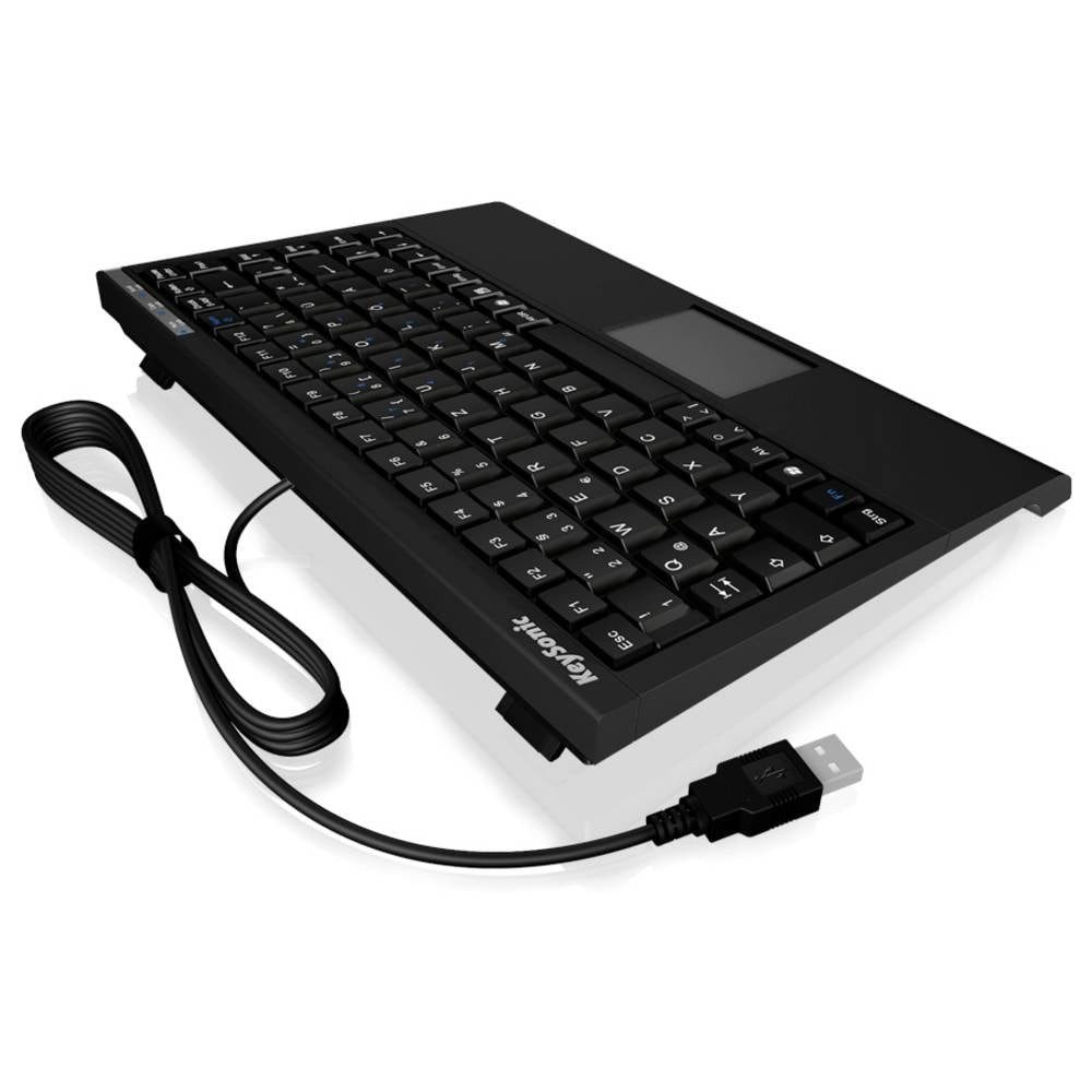 KEYSONIC ACK-540U+ (US) Kabelgebunden Tastatur US-Englisch, QWERTY Schwarz Tastatur
