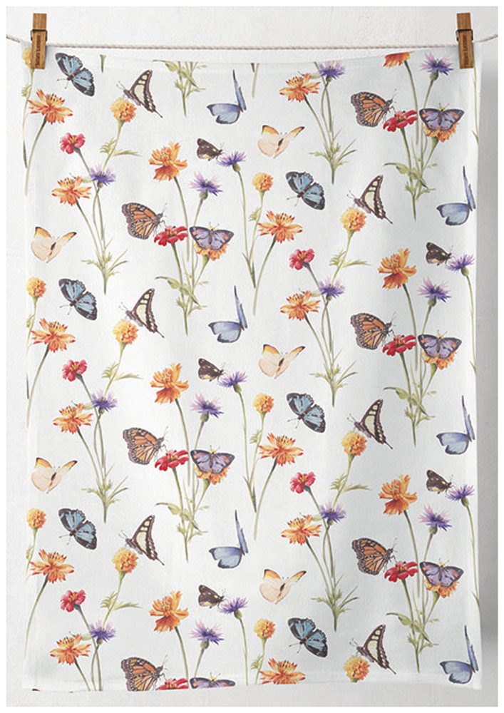 Ambiente® Geschirrtuch Butterfly garden, (1-tlg., 1-teilig), günstig online kaufen
