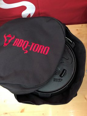 BBQ-Toro Aufbewahrungstasche Tragetasche für 6 und 9 QT Dutch Oven, Aufbewahrungstasche, schwarz