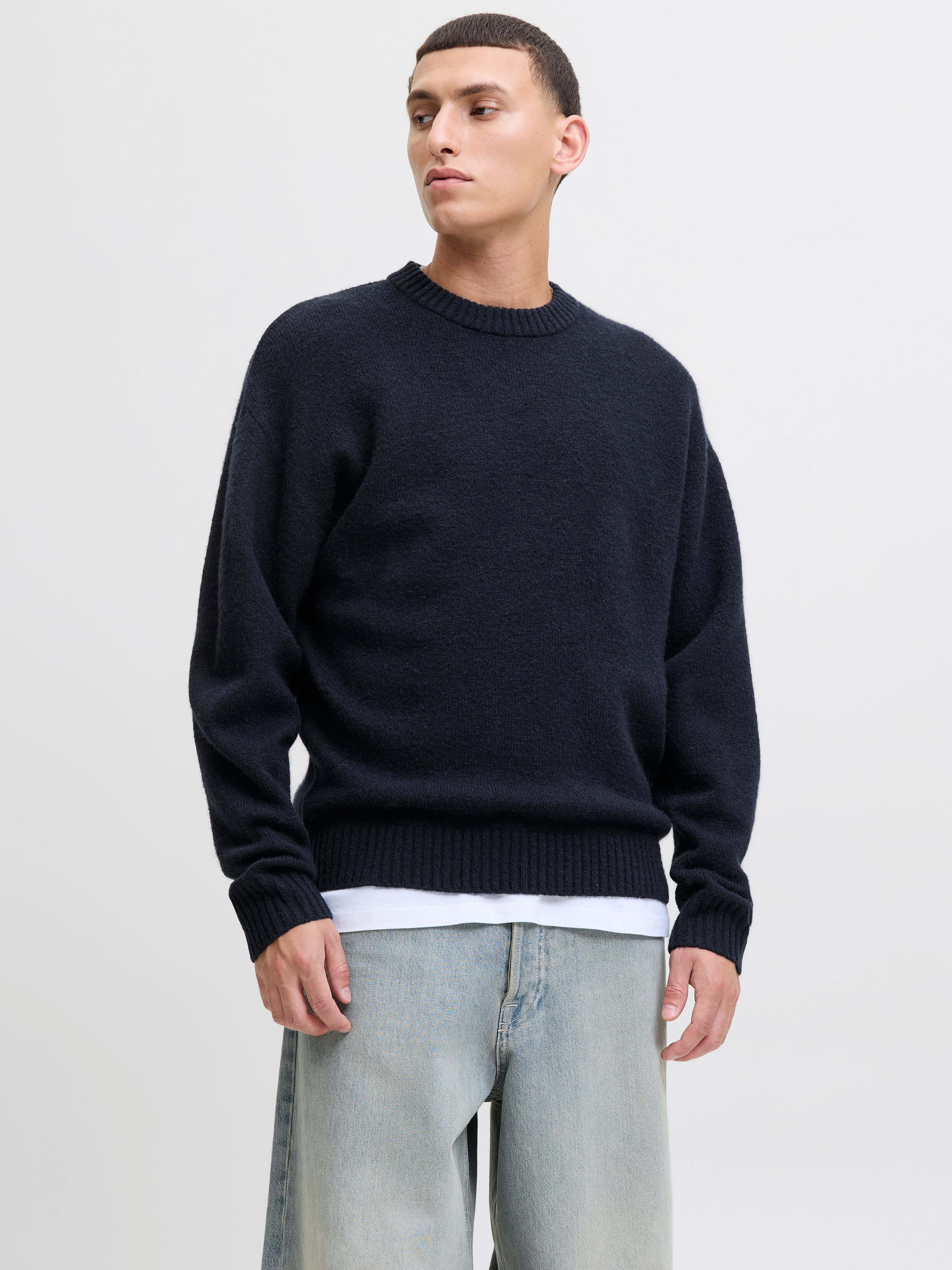 Jack & Jones Strickpullover JJESOHO OLLIE KNIT CREW NECK SN günstig online kaufen