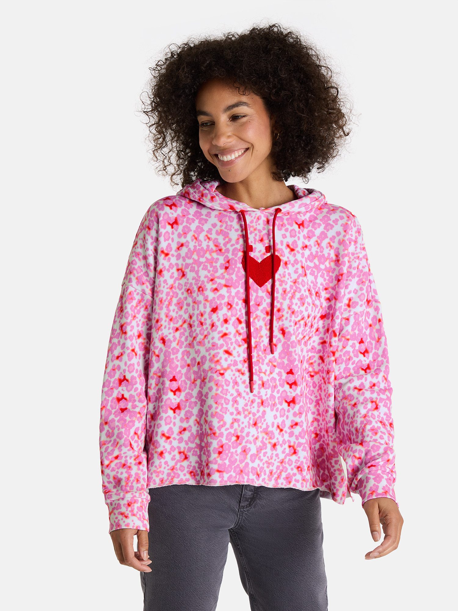 Lieblingsstück Kapuzensweatshirt MioL mit Alloverprint günstig online kaufen