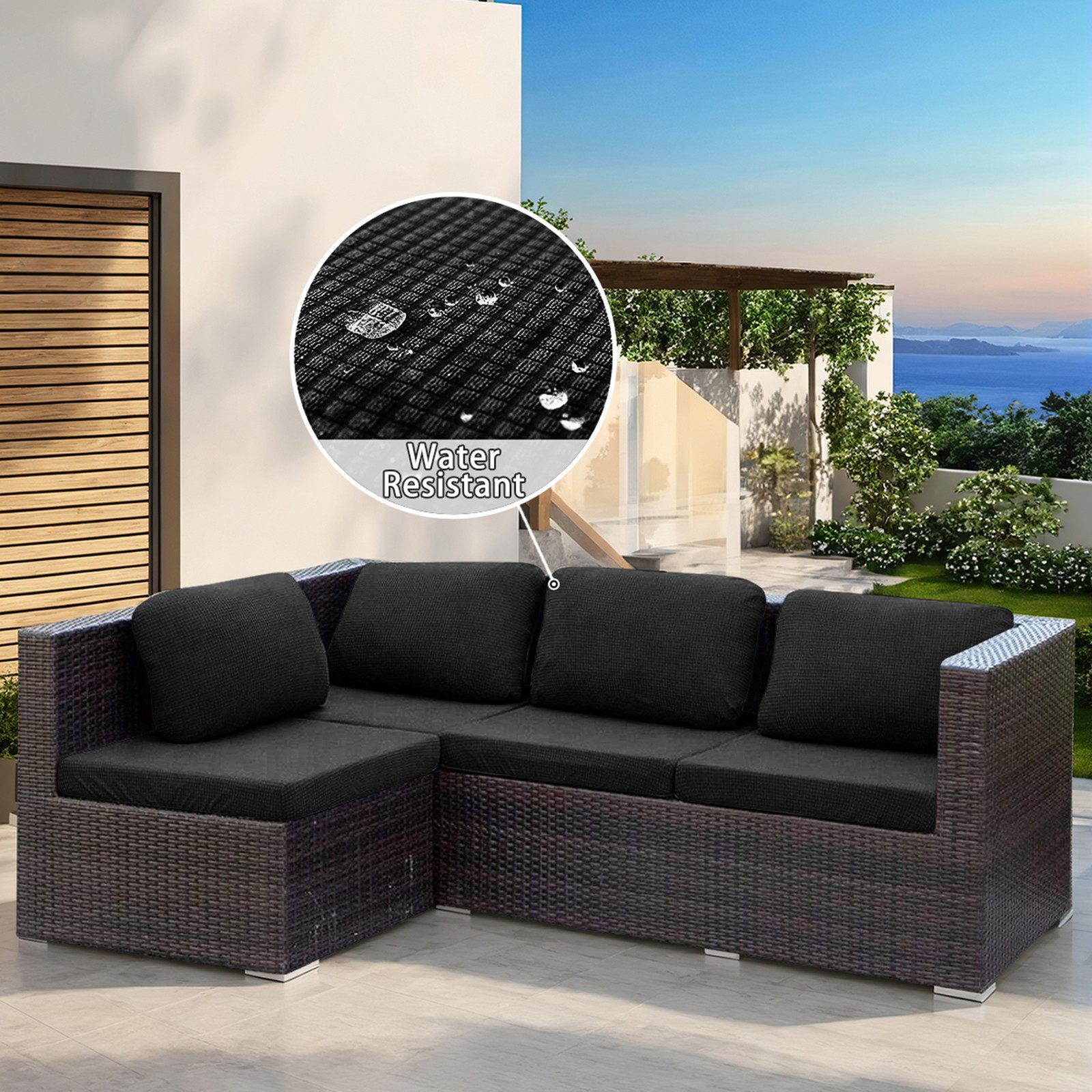 Jibenhome Sofahusse Sofa Sitzkissenbezug, Wasserdichte Stretch günstig online kaufen