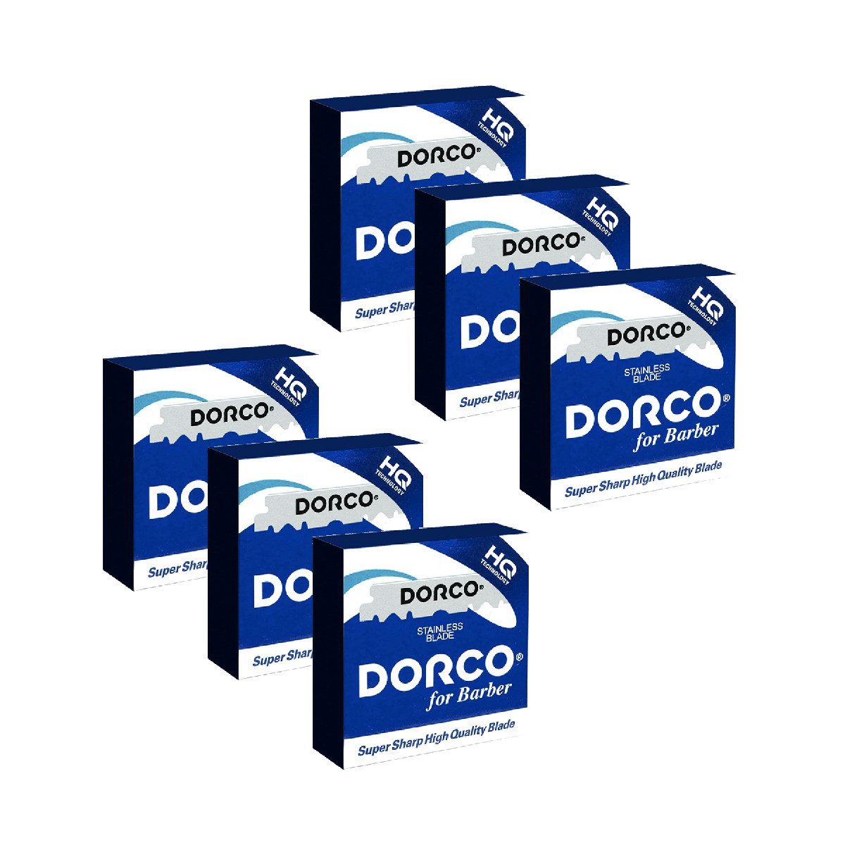 Dorco Rasierklingen Rasierklingen 100er Pack (6er Pack), 6-tlg.