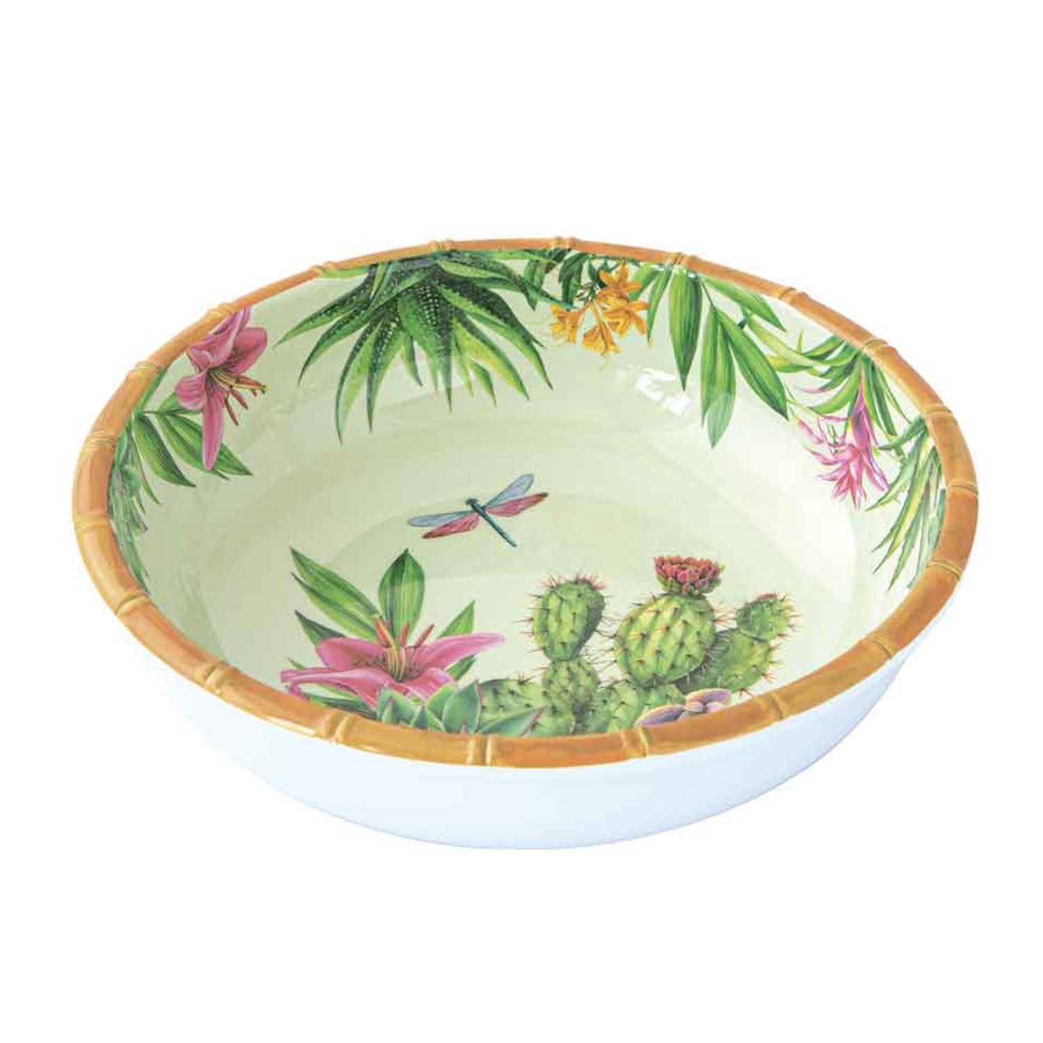 EasyLife Suppenteller Tenerife, Spülmaschinengeeignet, Mehrfarbig, Motiv: Kaktus, Höhe: 5.5cm