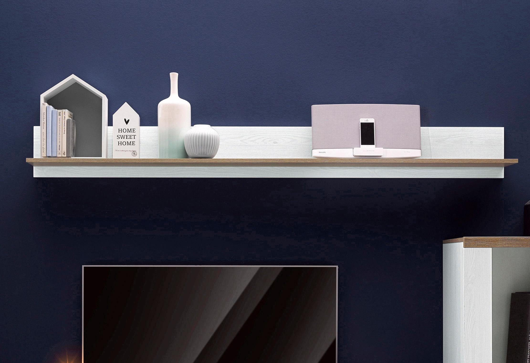 Home affaire Wandregal Larona, Breite 185 cm, Wandboard günstig online kaufen