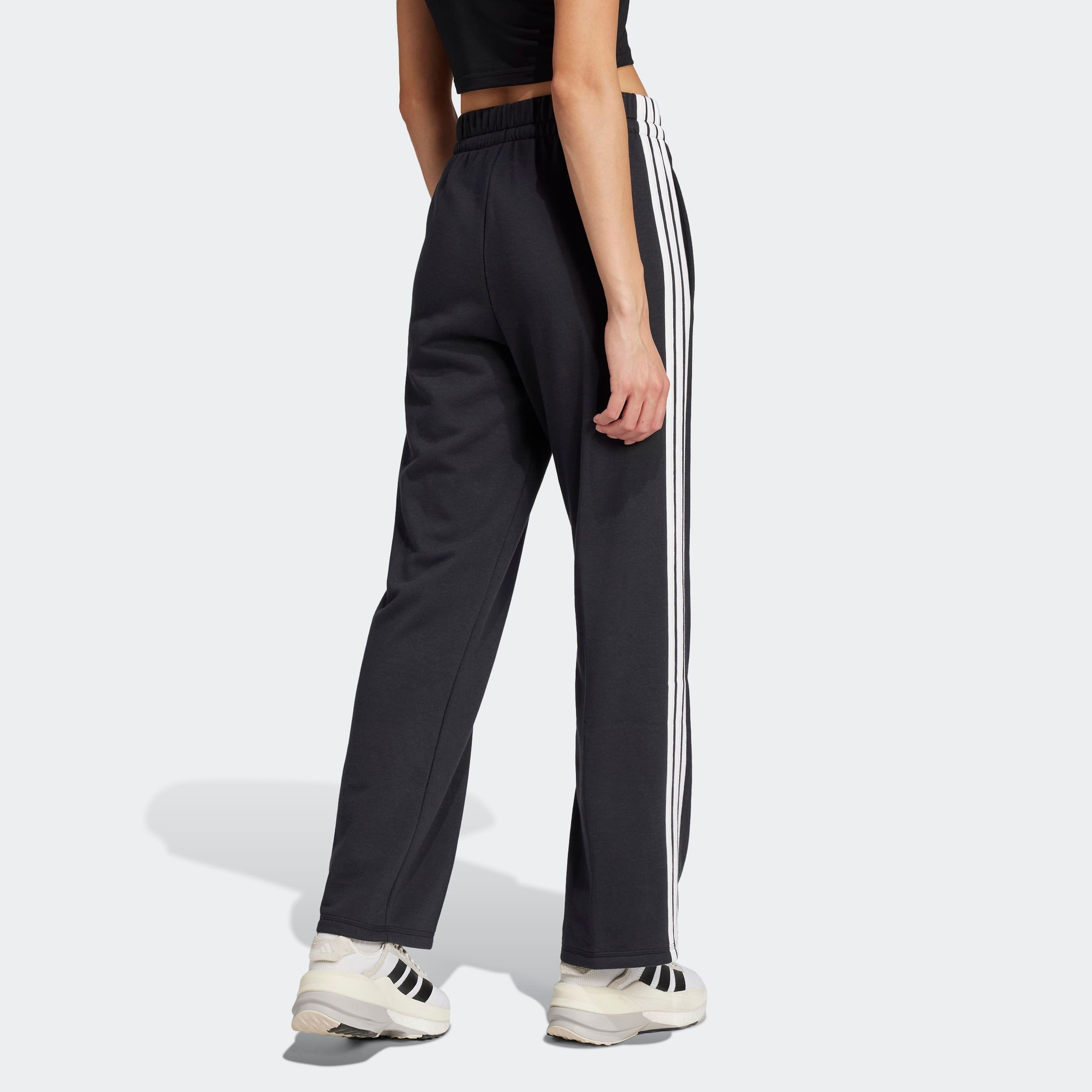 adidas Sportswear Sporthose ESSENTIALS 3-STREIFEN OPEN HEM FRENCH TERRY Reguläre Passform, aus weichem French Terry