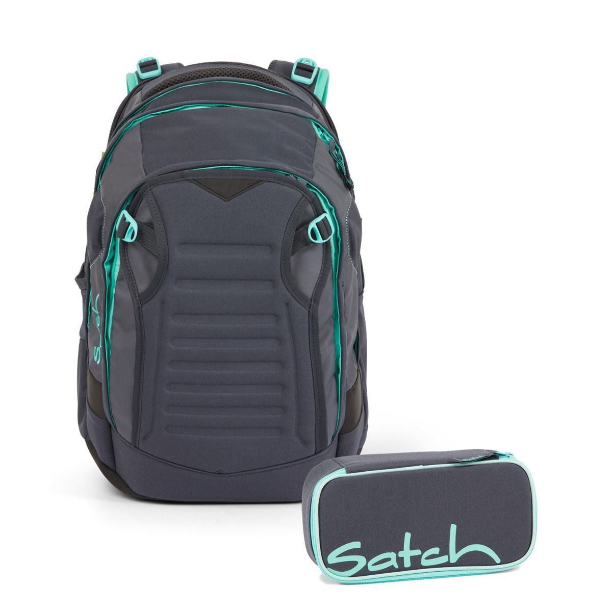 Satch Schulrucksack Match (2tlg., inkl. Schlamperbox)