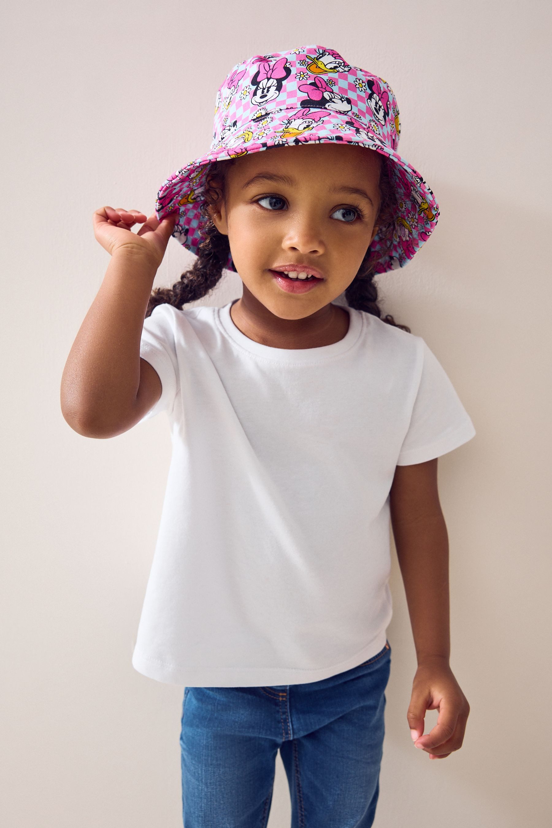 Next Mütze & Schal Mini Mouse Bucket Hat aus 100 % Baumwolle (1-tlg)