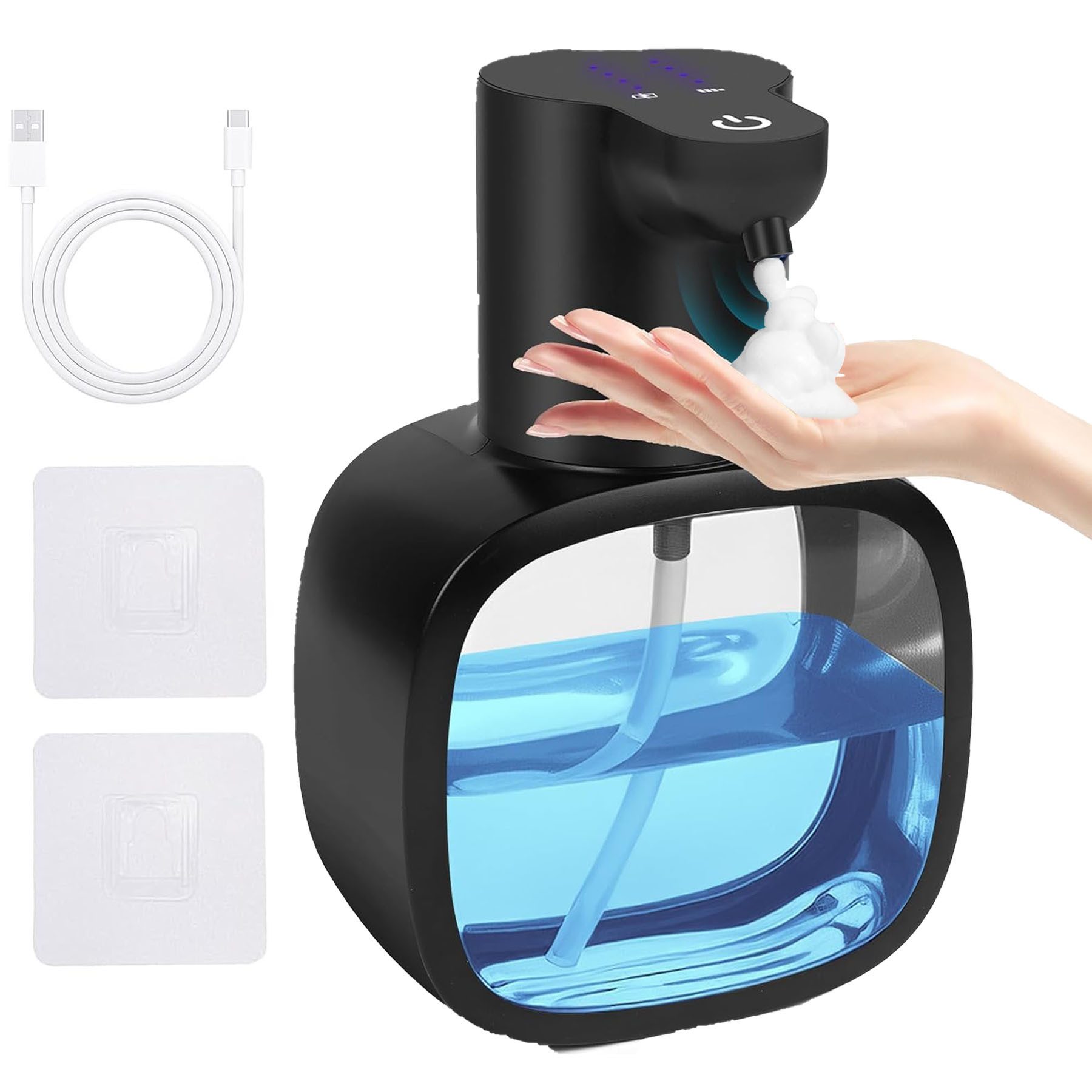 Senmudi Seifenspender Seifenspender Automatisch,500ml Seifenspender Wandbef günstig online kaufen