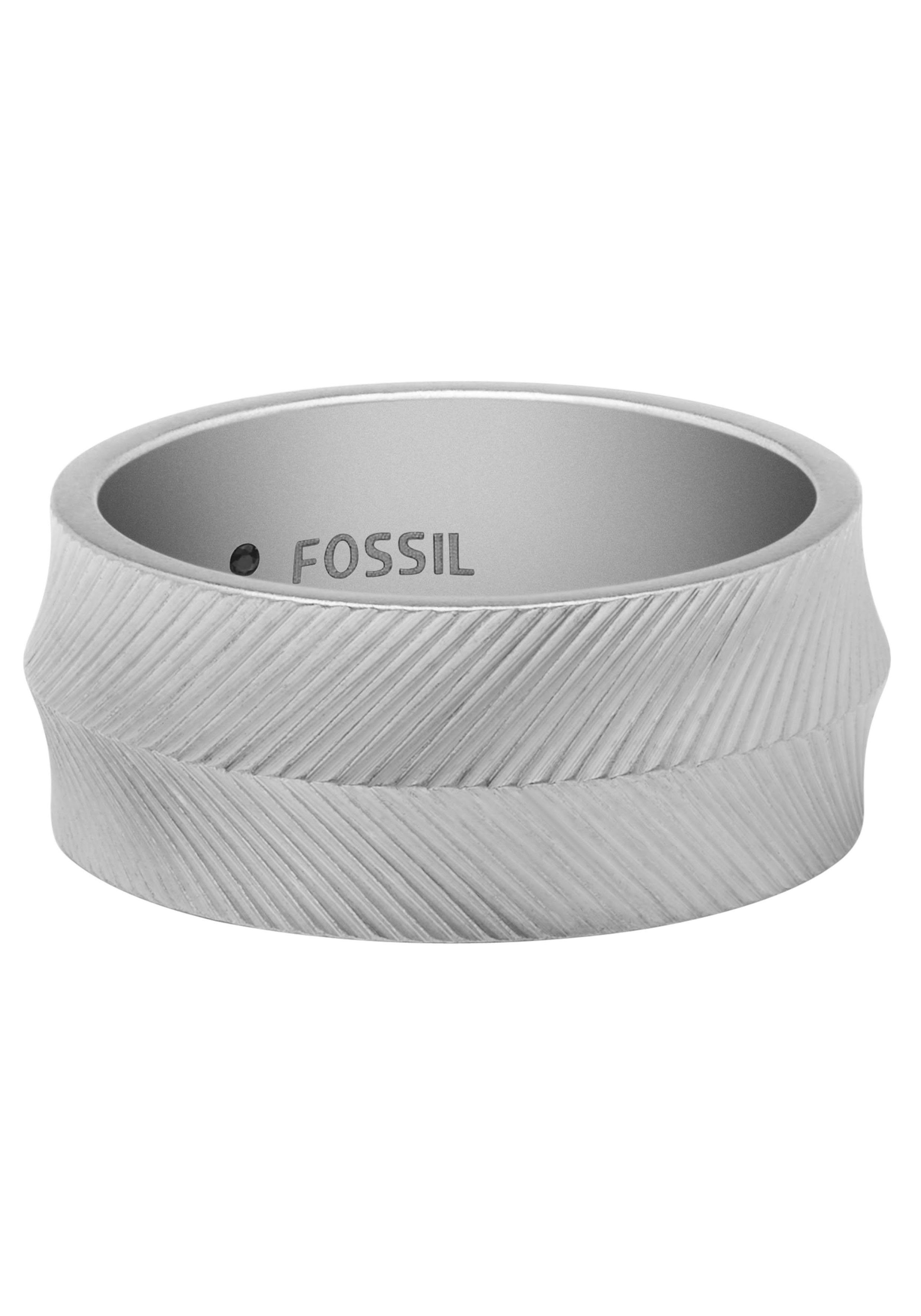 Fossil Fingerring Schmuck Geschenk Edelstahl Ring HARLOW LINEAR