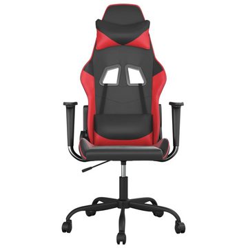 vidaXL Bürostuhl Gaming-Stuhl Schwarz und Rot Kunstleder