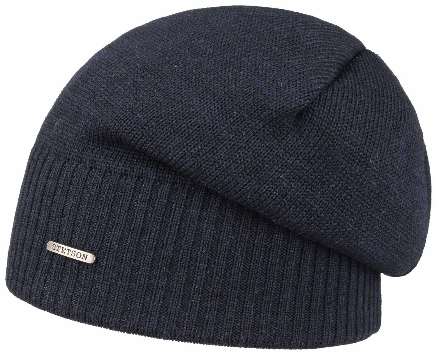 Stetson Strickmütze feine Long-Beanie aus 100% Merinowolle günstig online kaufen